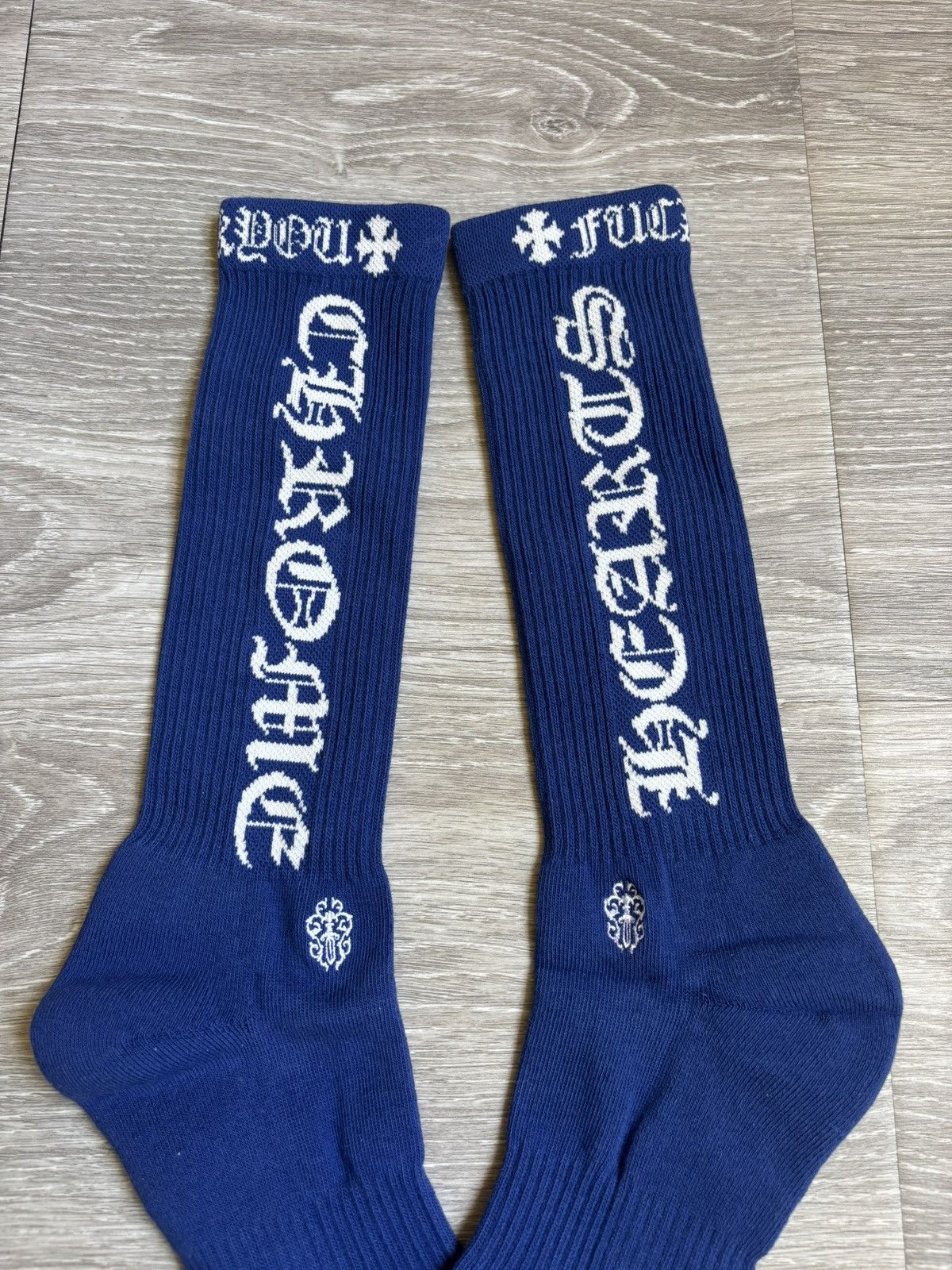 Chrome Hearts Chrome Hearts Fuck You Socks Size ONE SIZE - 4 Thumbnail