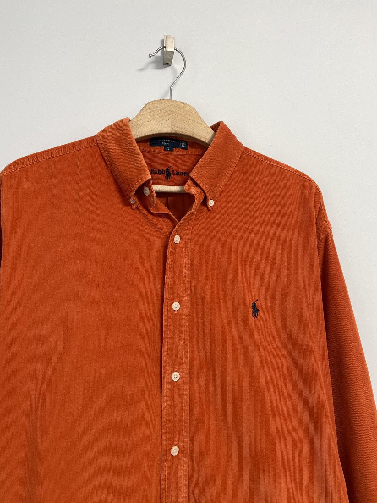 Vintage Polo Ralph Lauren Vintage Button Up Orange 🍊 Size US L / EU 52-54 / 3 - 2 Thumbnail