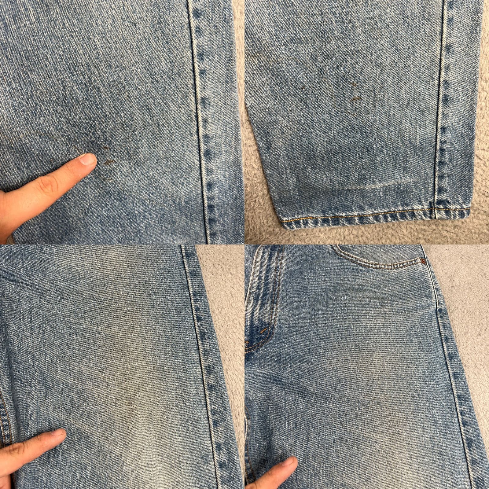 Levi's Vintage Levi's 505 Jeans Men 38x30 Blue Regular Fit Straight Classic Denim Size US 38 / EU 54 - 8 Thumbnail