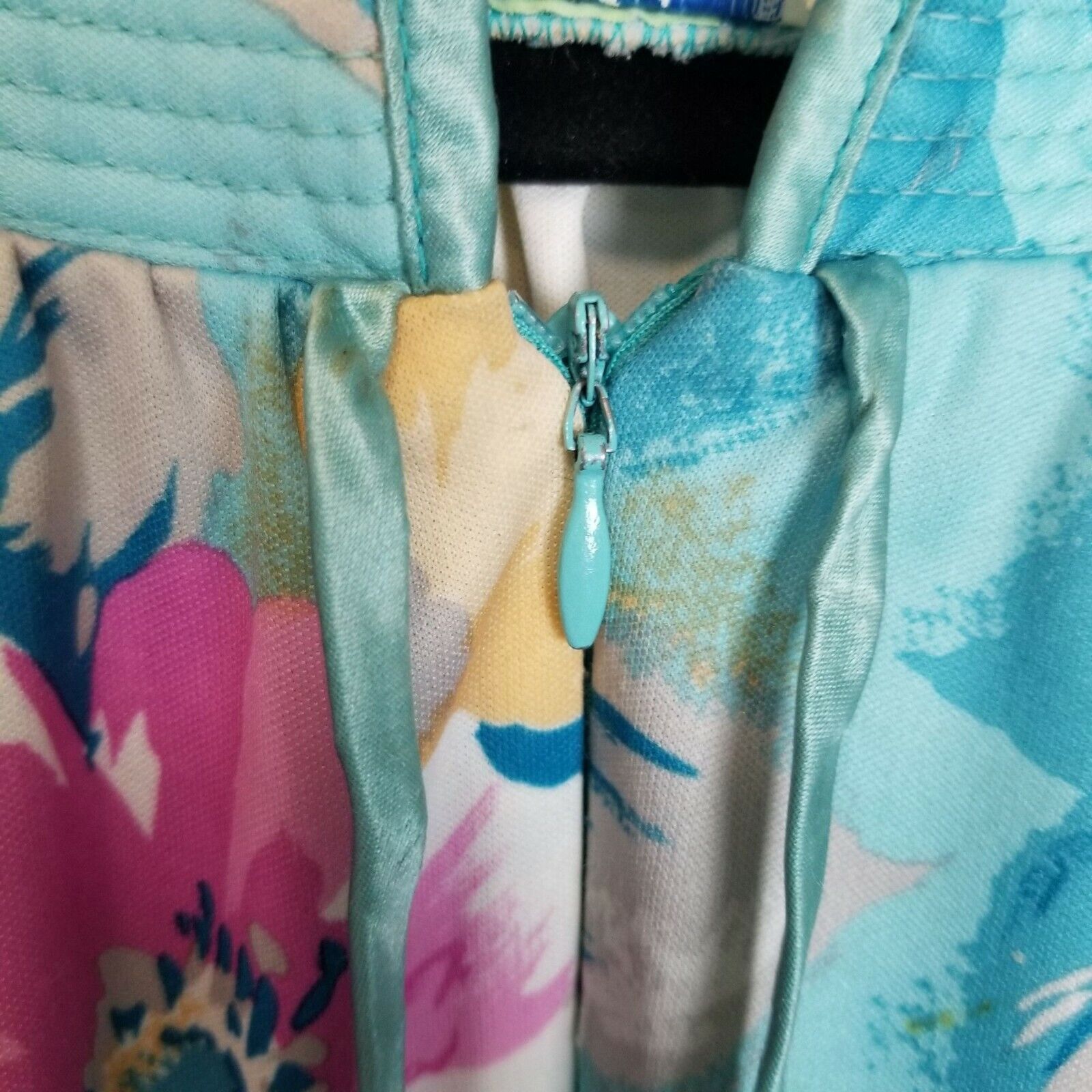 Vintage Vintage Evelyn Pearson Womens House Coat Patio Dress Floral Size ONE SIZE - 7 Thumbnail