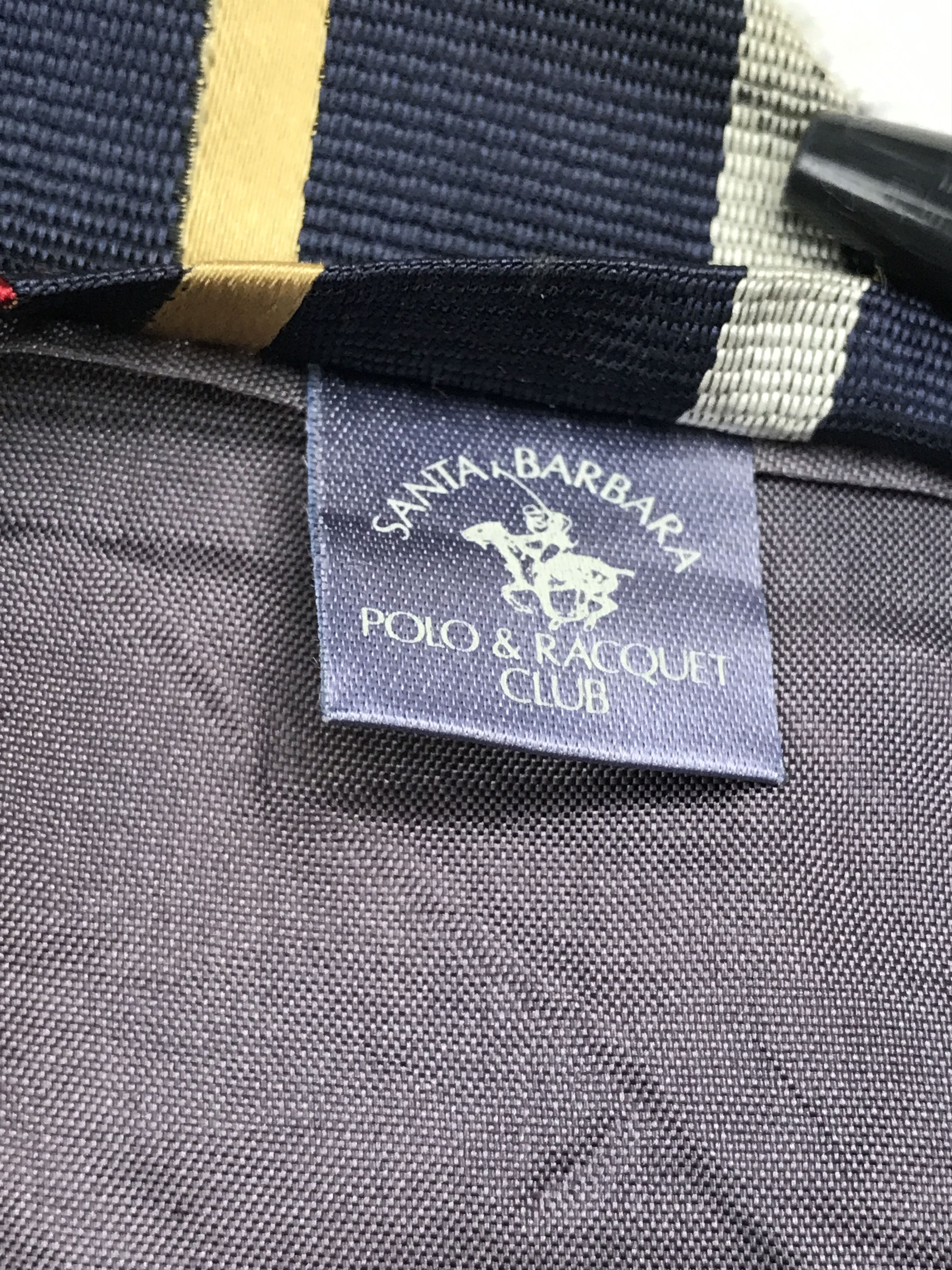 Designer × Polo Ralph Lauren × Vintage Vintage Polo & Racquet Silk Necktie Size ONE SIZE - 6 Thumbnail