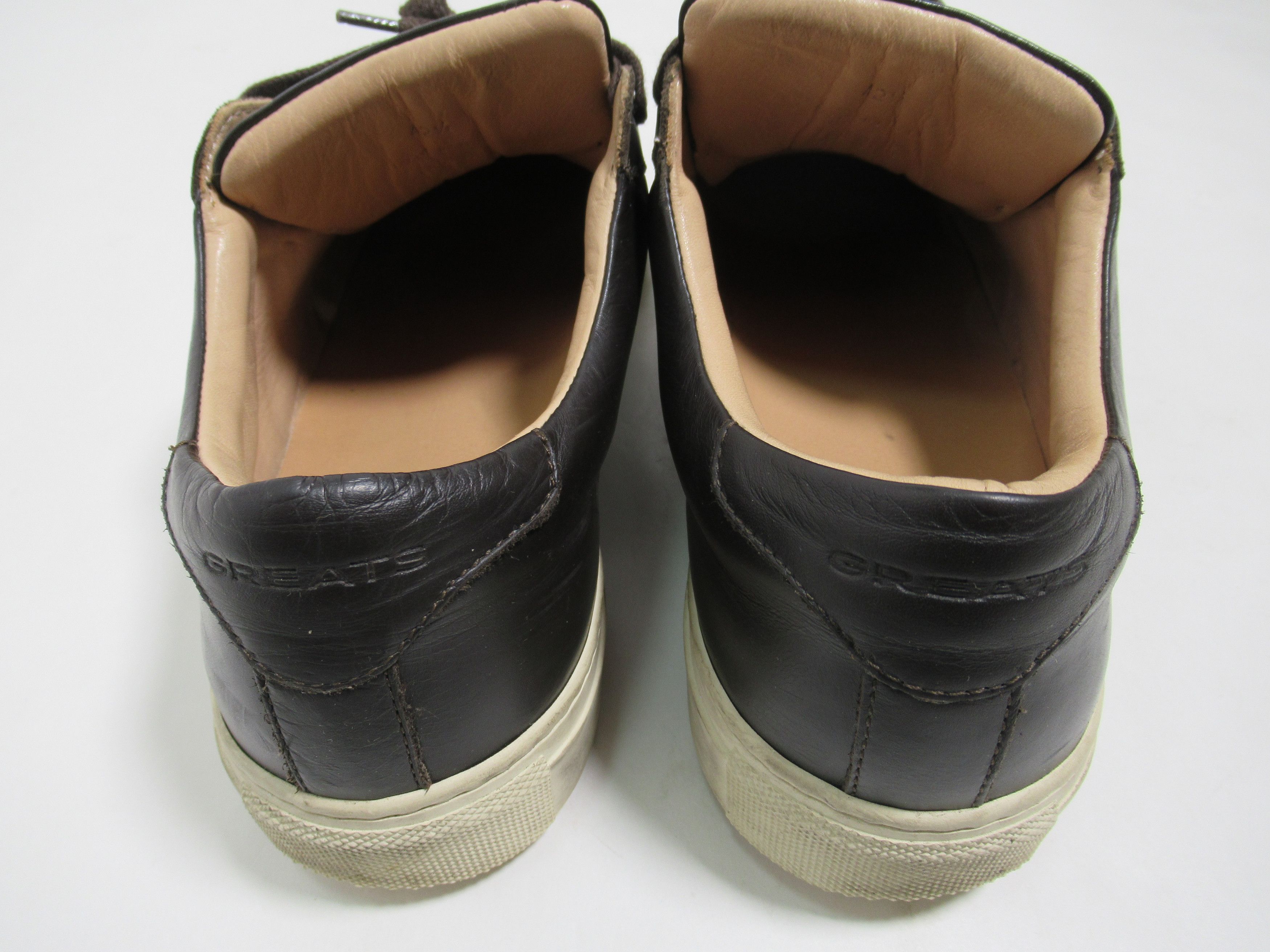 Greats Greats Men's Leather Sneaker Shoes Brown Born In Brooklyn Size US 9.5 / EU 42-43 - 5 Thumbnail