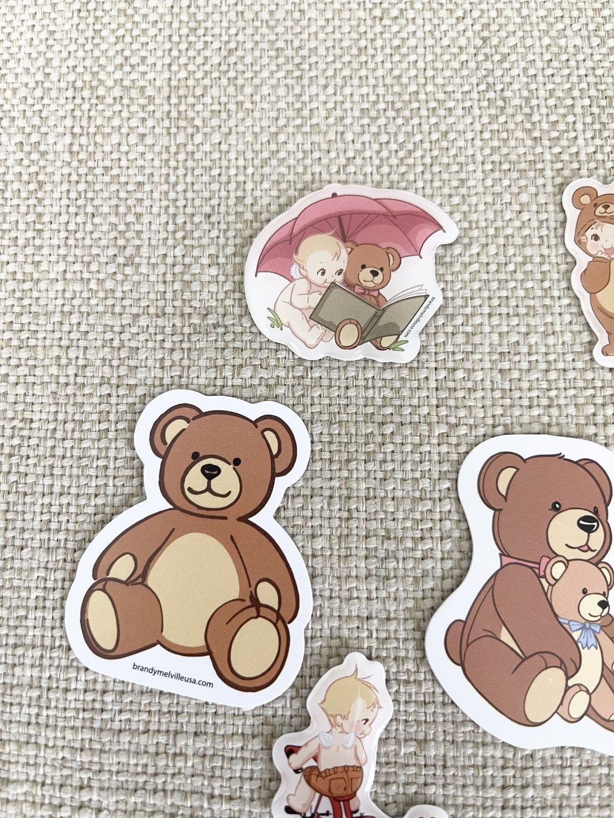 Other STEAL! Brandy Melville Y2K Teddy Bear Stickers Set Size ONE SIZE - 2 Thumbnail