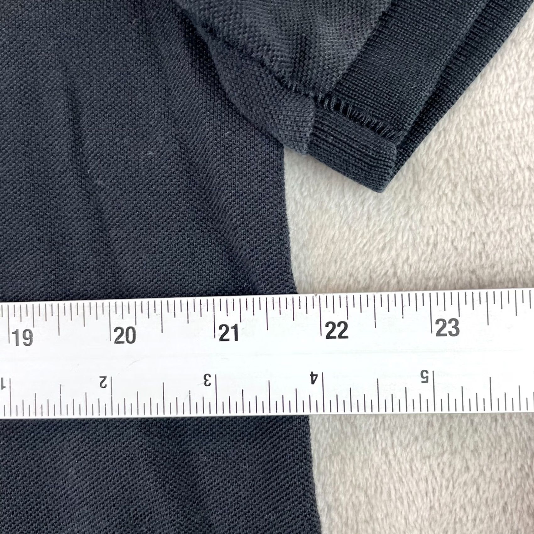 Rag & Bone Rag & Bone Polo Shirt Mens XL Black Peruvian Pima Cotton Short Sleeve Designer Shirt Size US XL / EU 56 / 4 - 7 Thumbnail