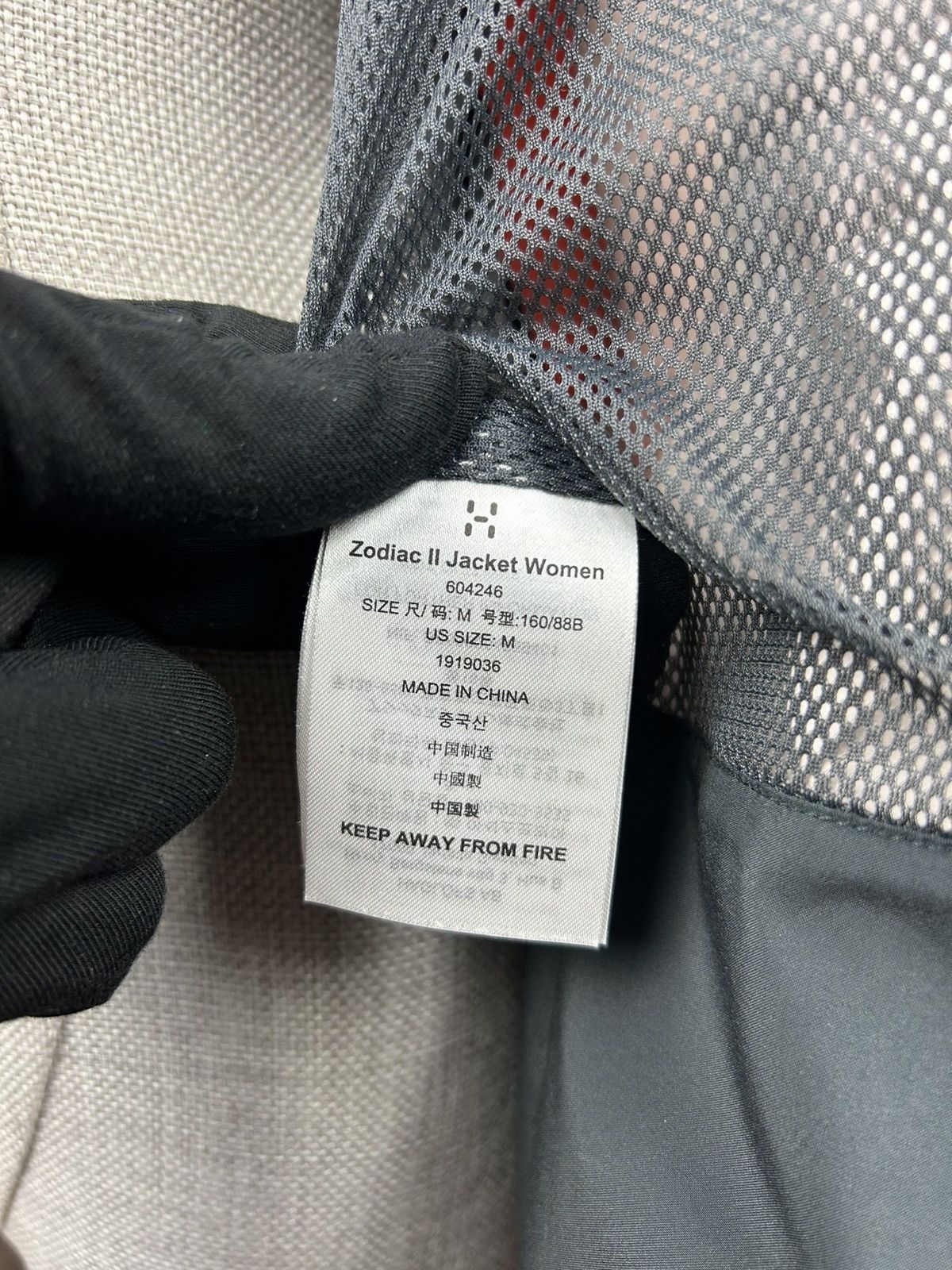 Goretex × Haglofs Haglofs Zodiac II GORE-TEX Jacket Orange Grey Outdoor Coat Size M / US 6-8 / IT 42-44 - 9 Thumbnail