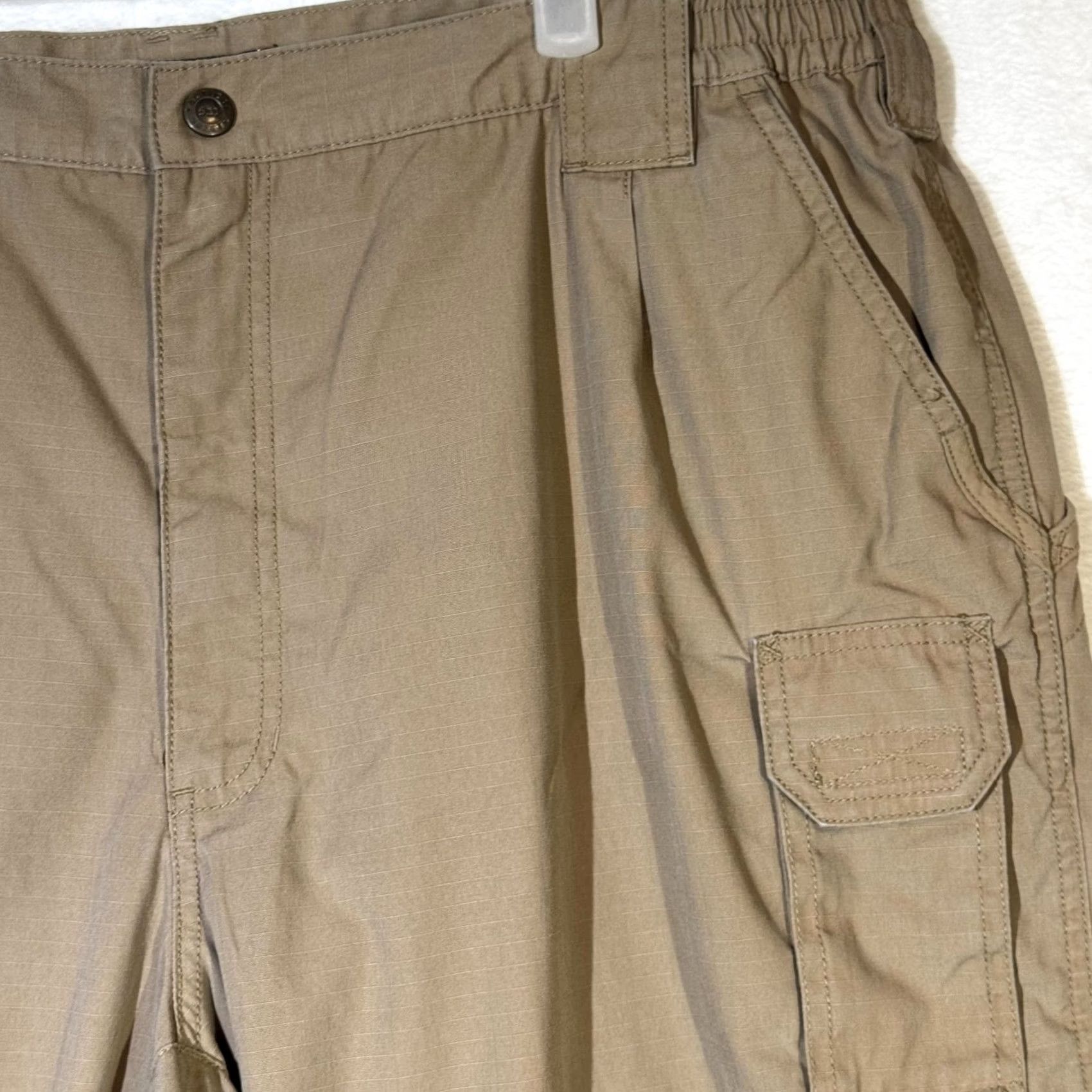 Vintage 5.11 Tactical Pants Mens 42x30 Khaki Taclite Pro Ripstop Cargo Utility Outdoor Size US 42 / EU 58 - 6 Thumbnail