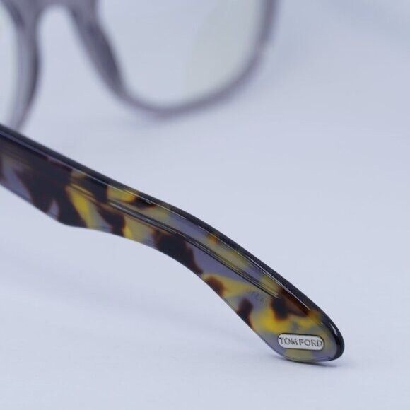 Tom Ford Tom Ford FT5807-B 020 Eyeglasses Grey 50mm Square Frame Size ONE SIZE - 5 Thumbnail