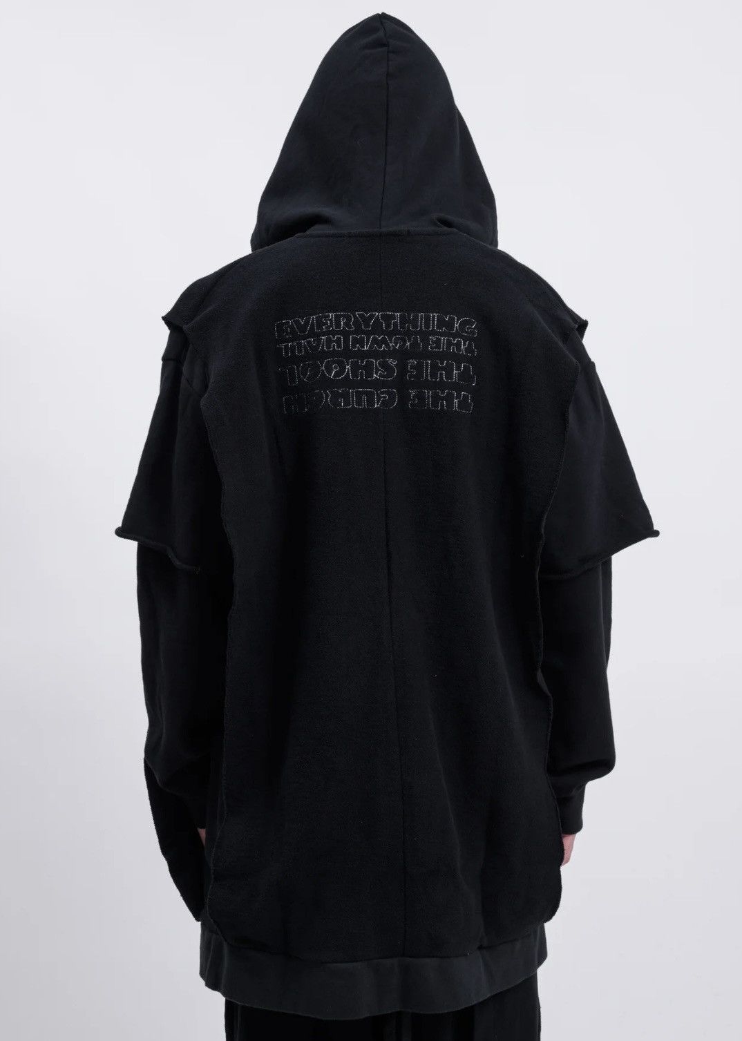 KOMAKINO Komakino Black Grass Layered Fleece Hoodie AW19 Size US S / EU 44-46 / 1 - 2 Thumbnail