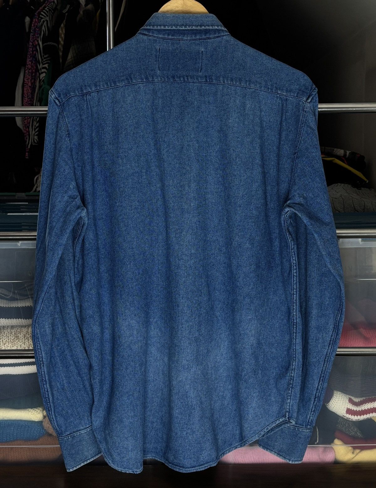 Our Legacy Our Legacy Blue Vintage Button Up Shirt Archive Denim Size US M / EU 48-50 / 2 - 5 Thumbnail
