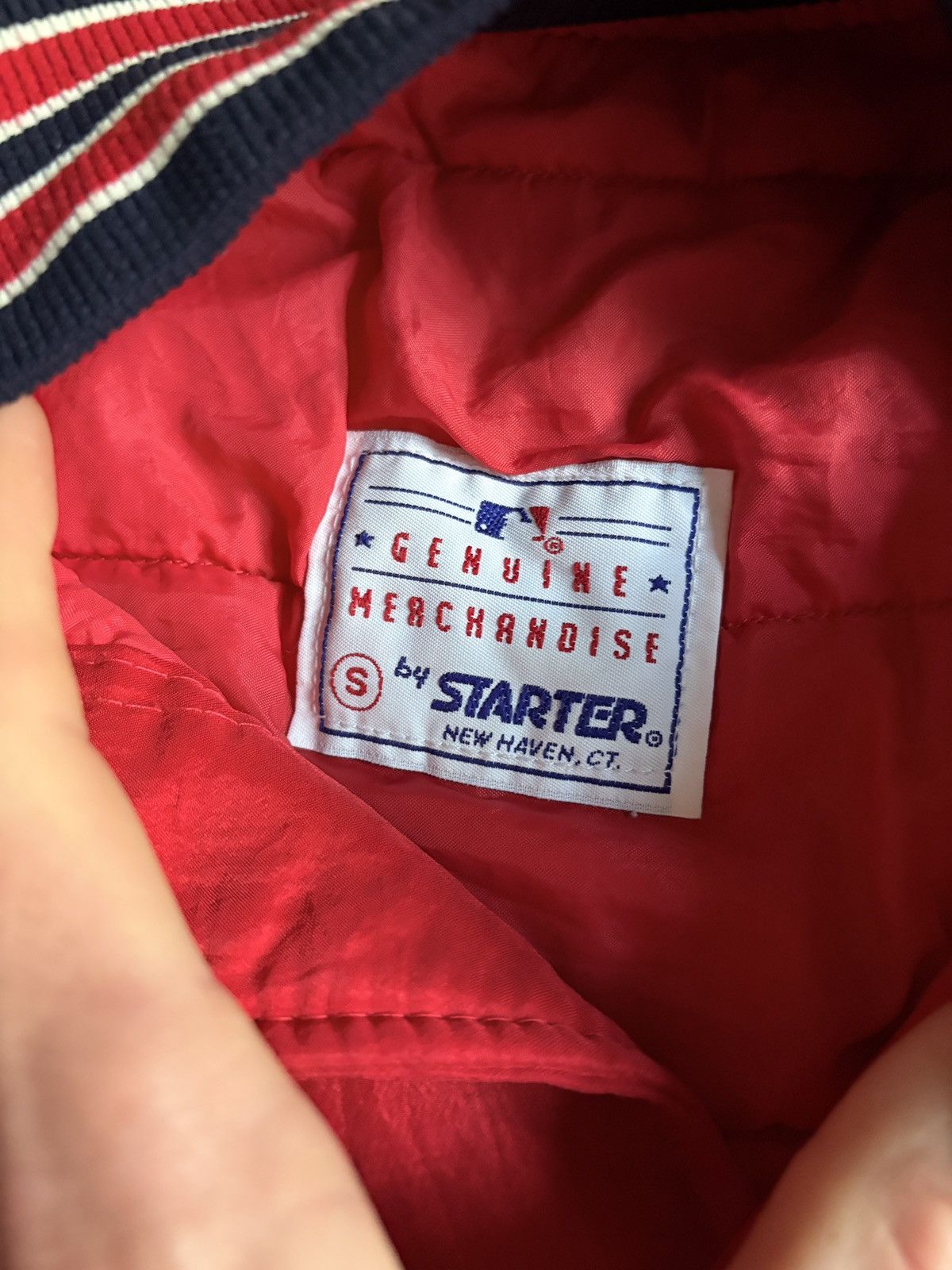 Starter St Louis Cardinals Vintage 80s Starter Satin Bomber Jacket Size US S / EU 44-46 / 1 - 5 Thumbnail
