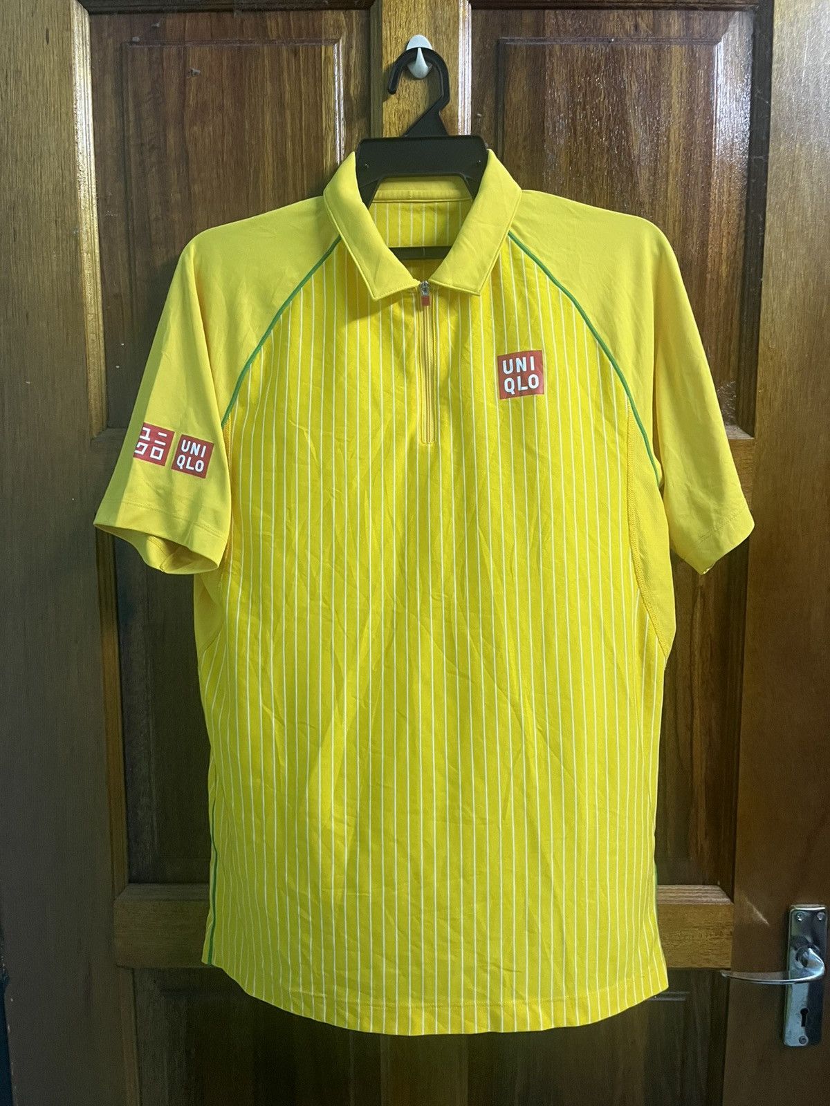 Uniqlo [Rare] UNIQLO Kei Nishikori Tennis Shirt 2014 Australia Open Size US L / EU 52-54 / 3 - 1 Thumbnail