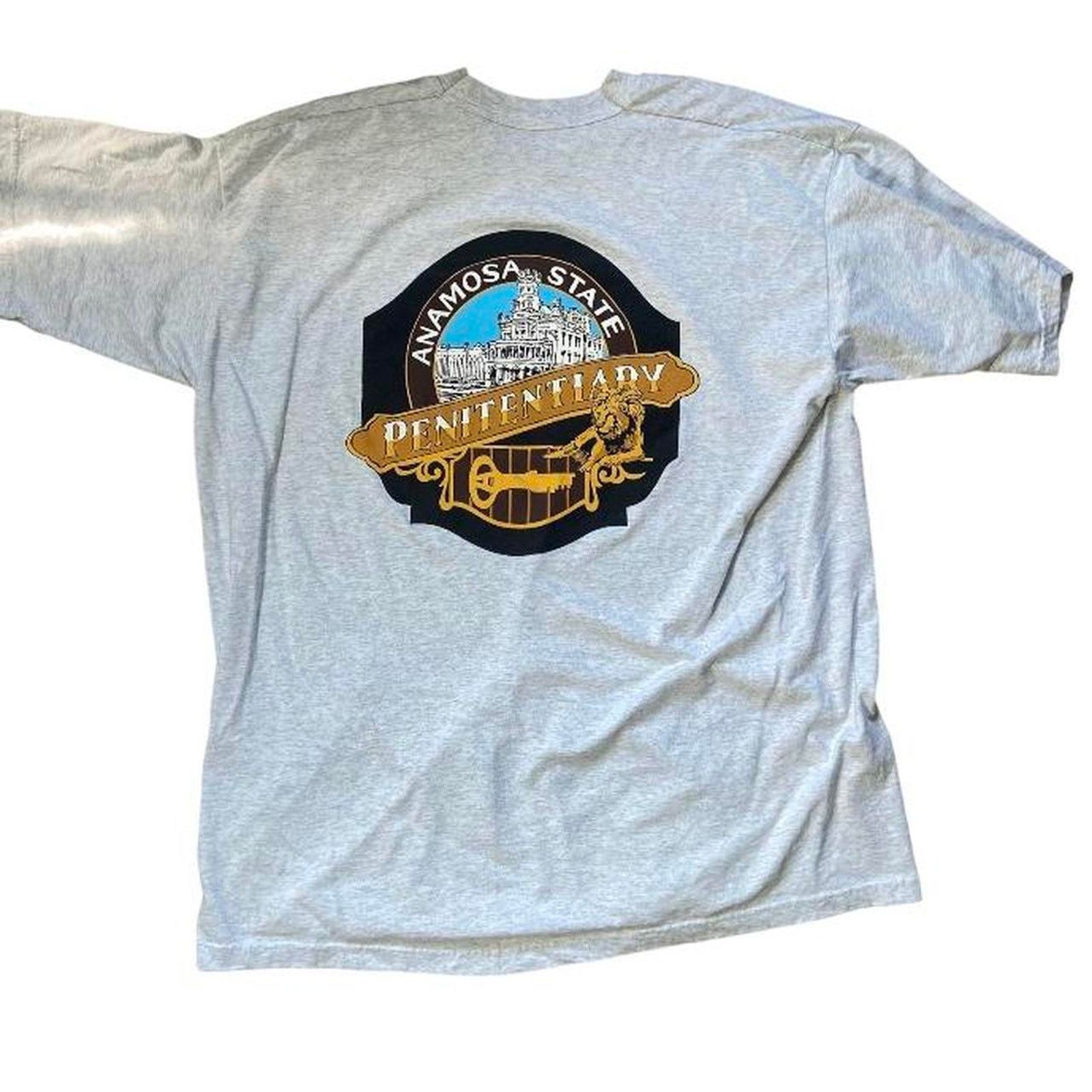 Fruit Of The Loom 90s anamosa state penitentiary tee Size US XXL / EU 58 / 5 - 1 Thumbnail