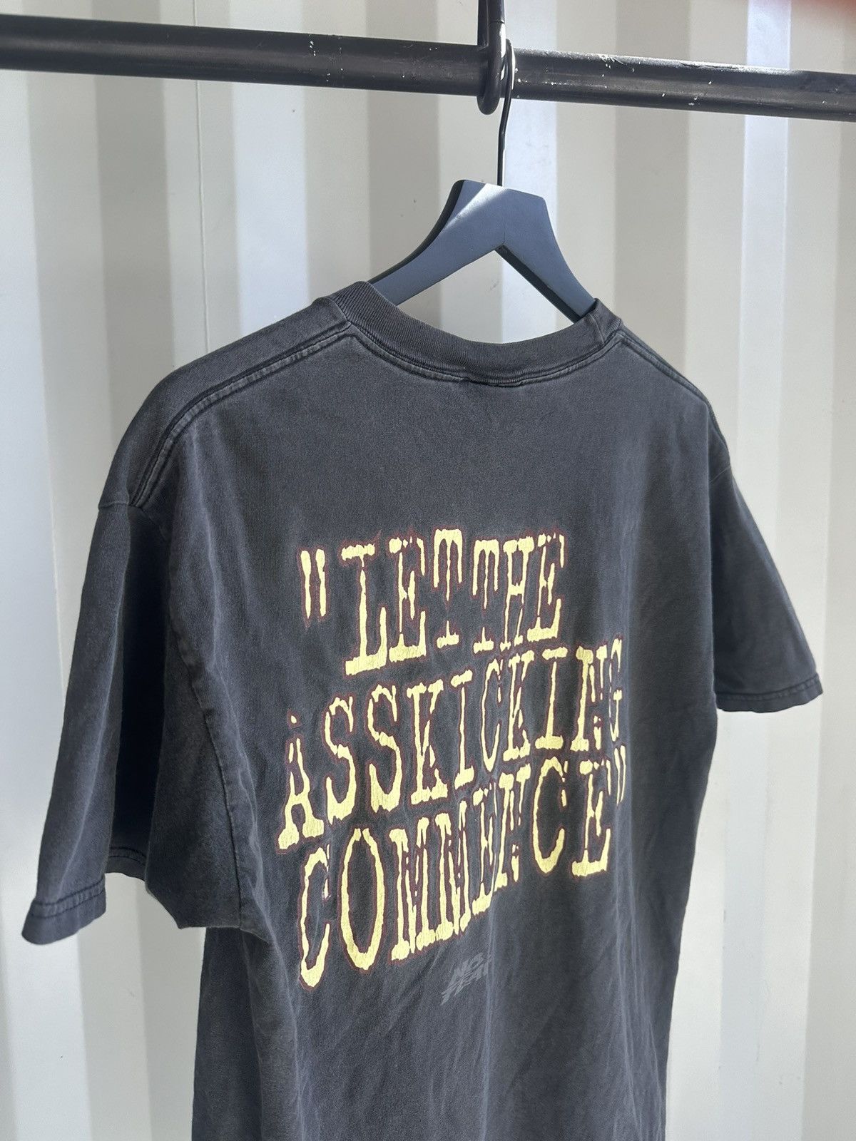 No Fear Vintage Ass Kicking Commence No Fear Shirt Faded Size US XL / EU 56 / 4 - 4 Thumbnail