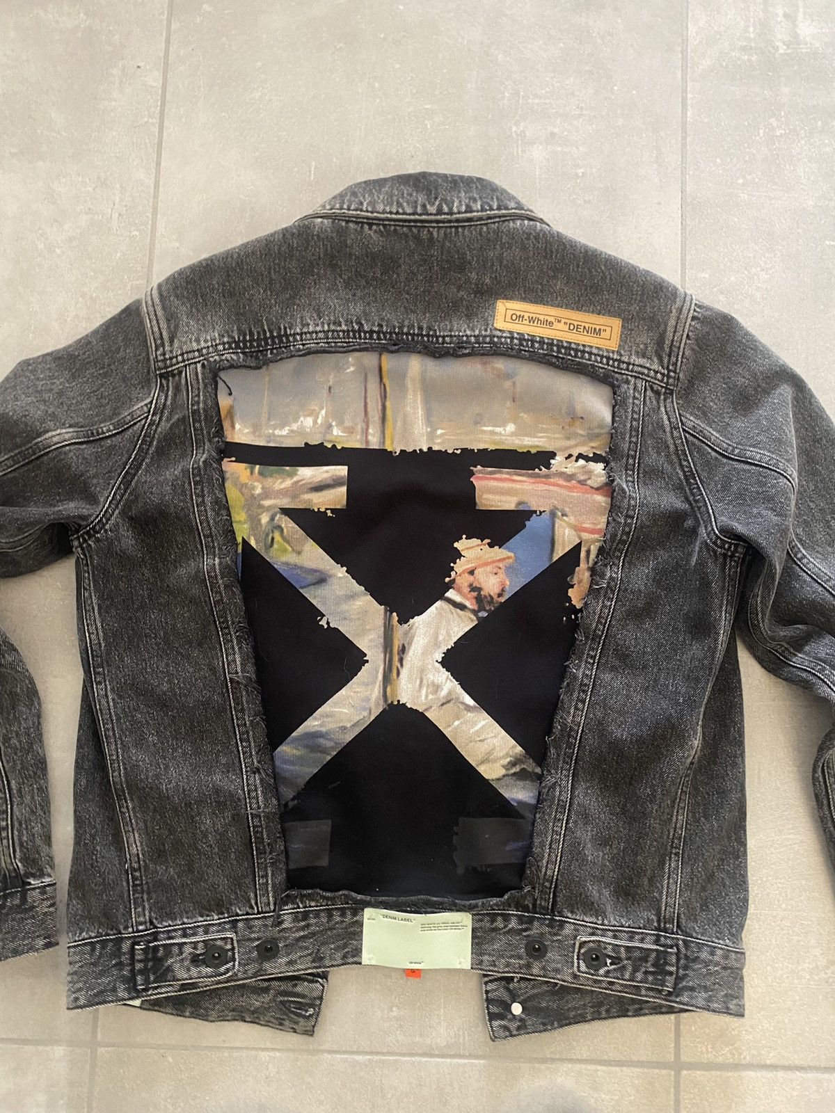 Off White SS19 Denim Jacket Monet Grailed