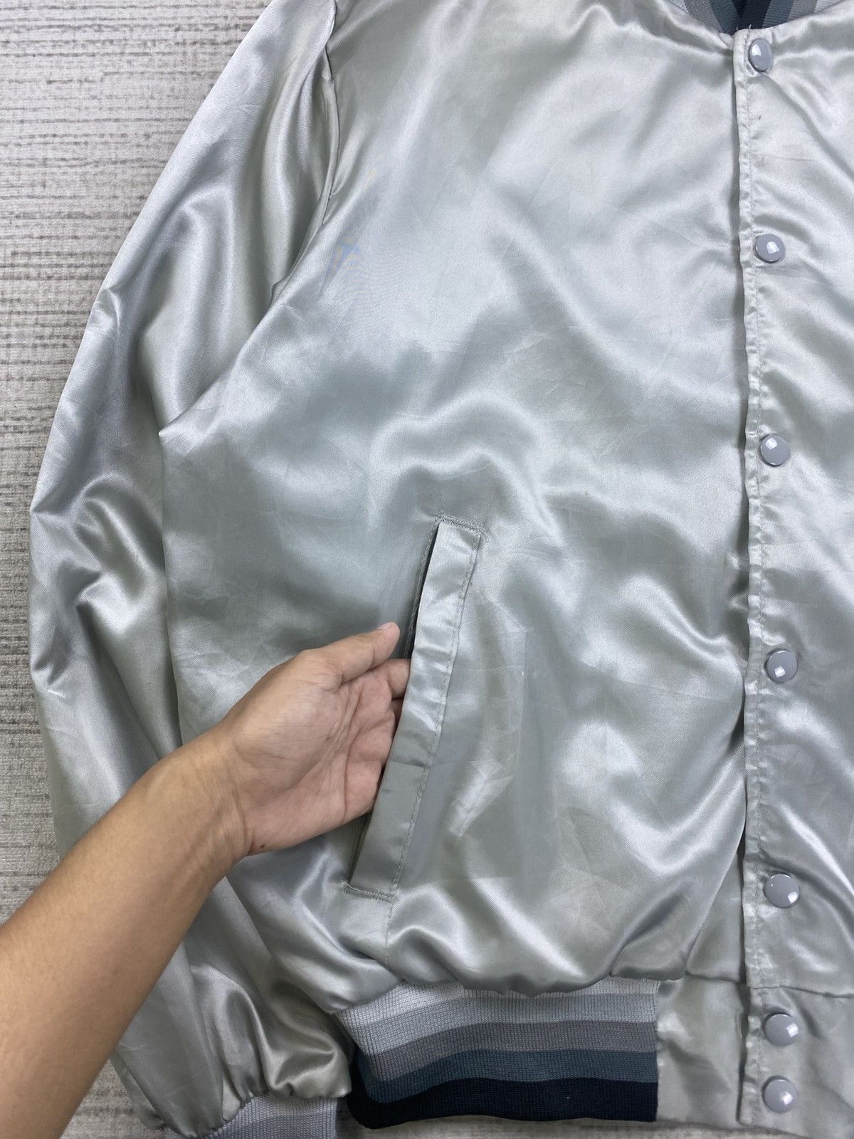 Swingster Vintage Swingster Kenny Rogers Satin Bombers Jacket Size US L / EU 52-54 / 3 - 5 Thumbnail