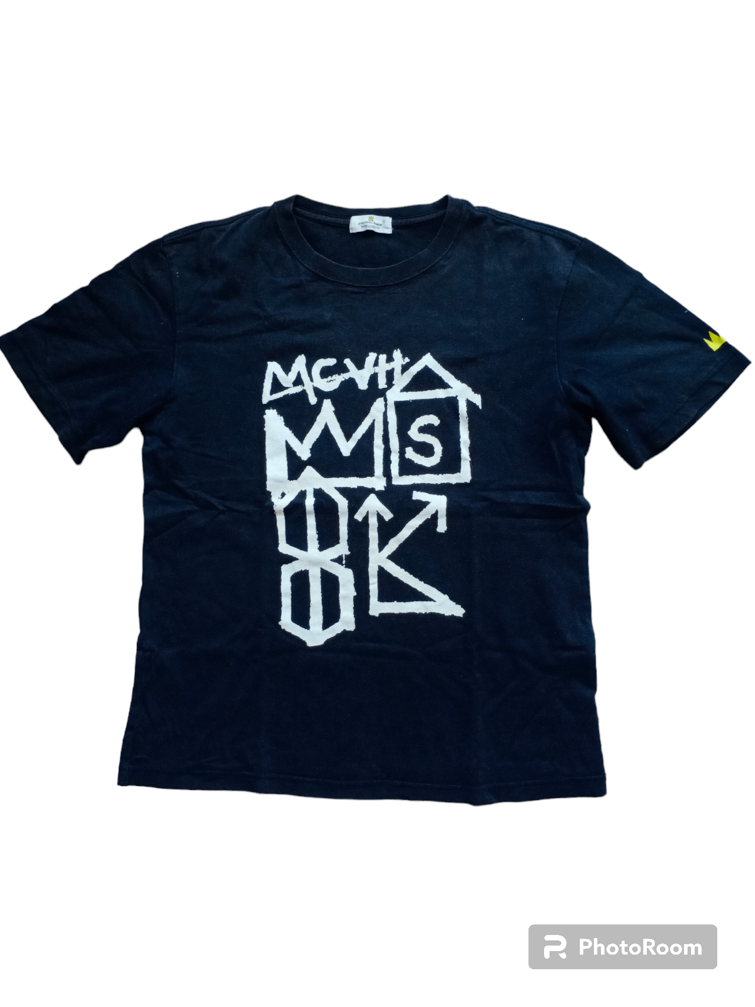Vintage Jean Michel Basquiat MCVii Painting Art 90's T Shirt