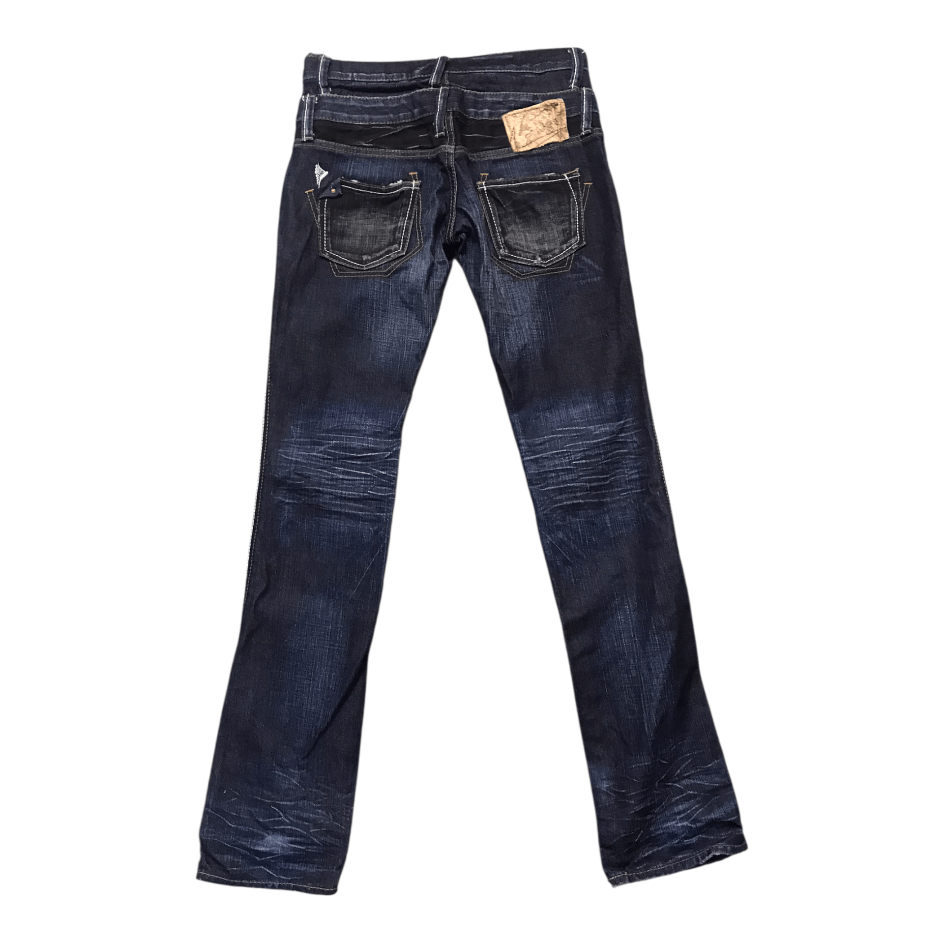 Japanese Brand Flare Antgauge Double Waist Denim Pant Size US 28 / EU 44 - 4 Thumbnail