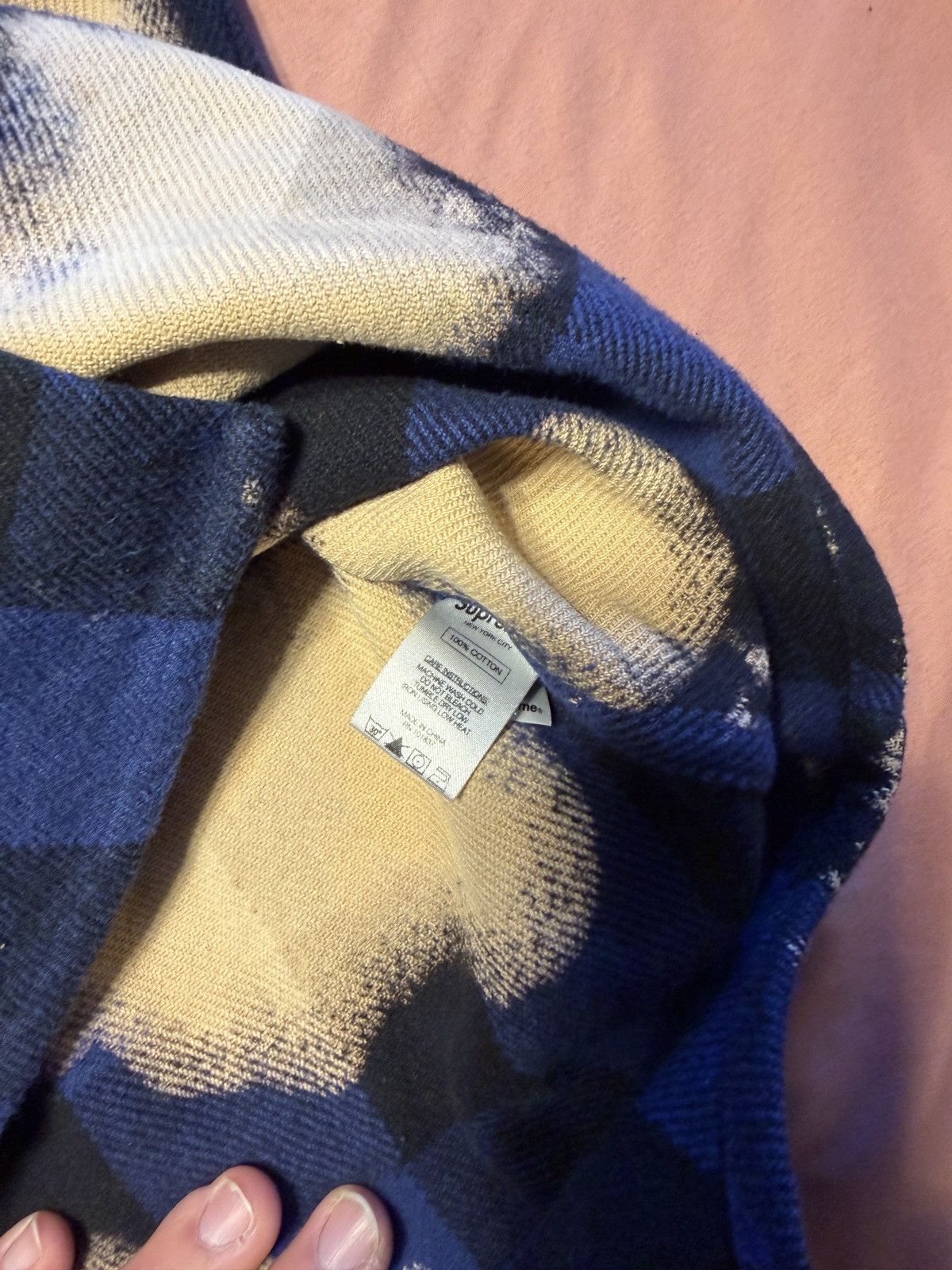 Supreme SUPREME BUFFALO BLEACHED HEAVYWEIGHT FLANNEL Size US L / EU 52-54 / 3 - 8 Thumbnail