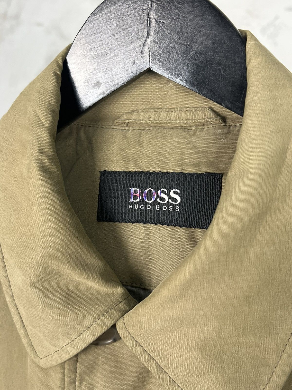 Hugo Boss Vintage Hugo Boss Trench Coat Jacket Size M - L 48 Size US L / EU 52-54 / 3 - 5 Thumbnail