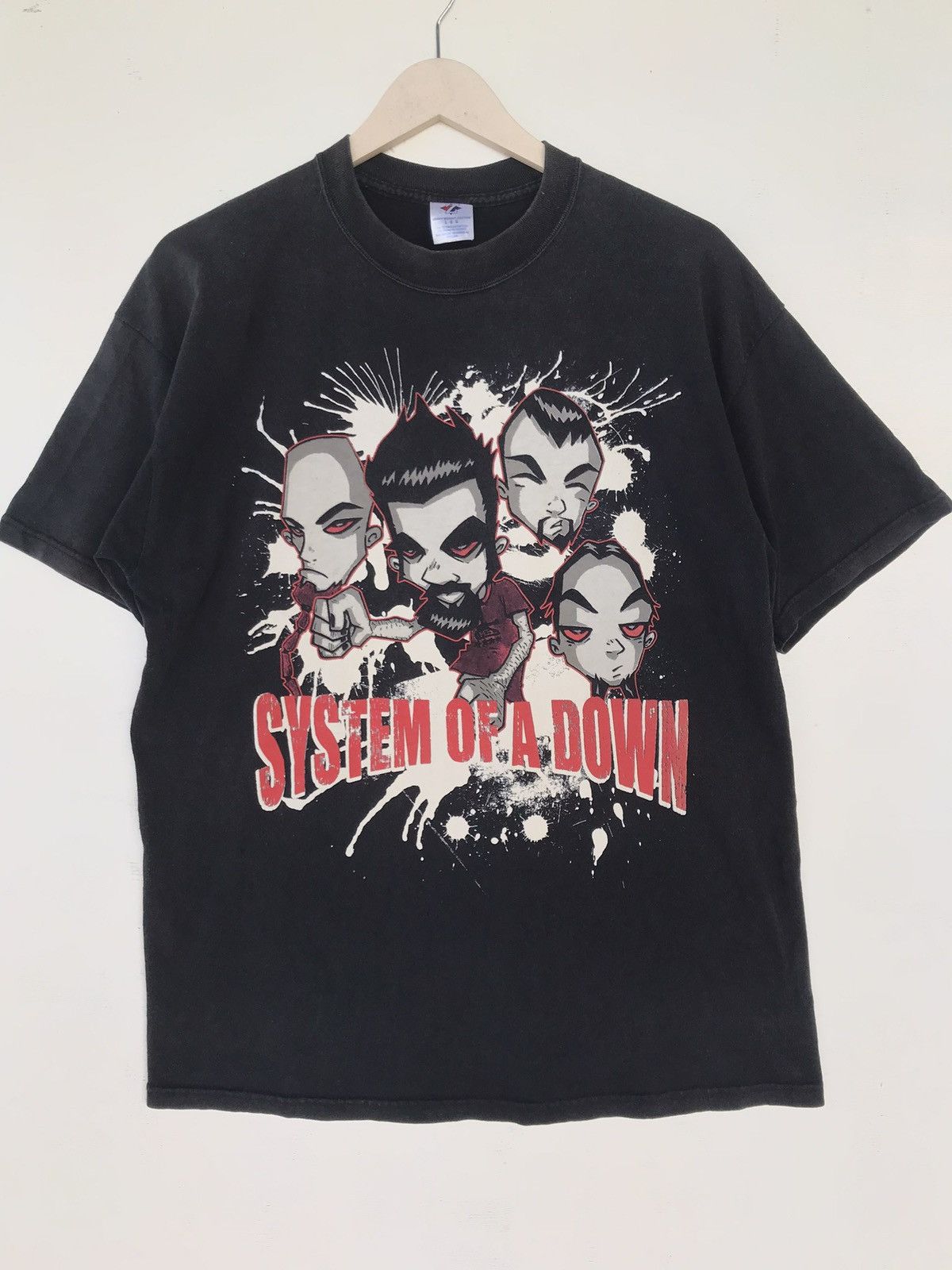 Band Tees × Vintage Vintage SYSTEM OF A DOWN T Shirt Size US M / EU 48-50 / 2 - 1 Thumbnail