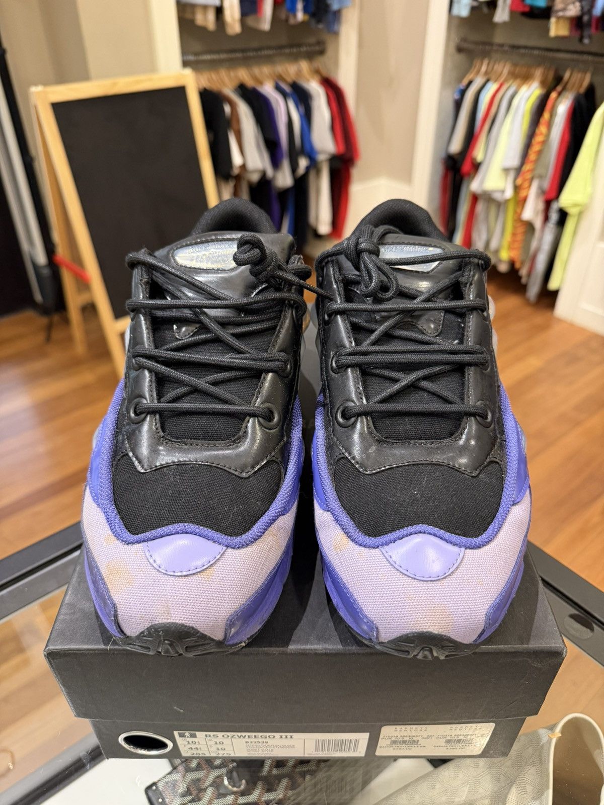 Adidas × Raf Simons Adidas x Raf Simmons Ozweego 3 ‘Purple Black’ Size US 10.5 / EU 43-44 - 5 Thumbnail