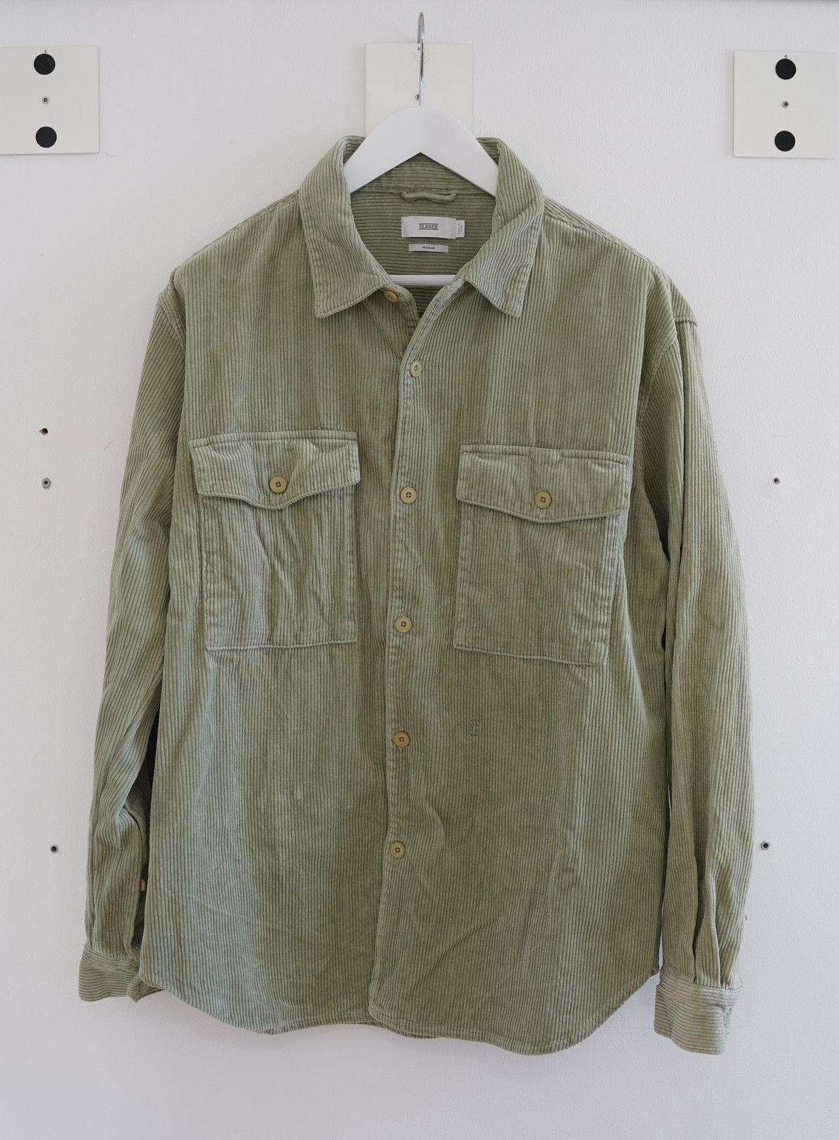 CLOSED Closed Green Curdory Casual Shirt Size XL Size US XL / EU 56 / 4 - 1 Thumbnail