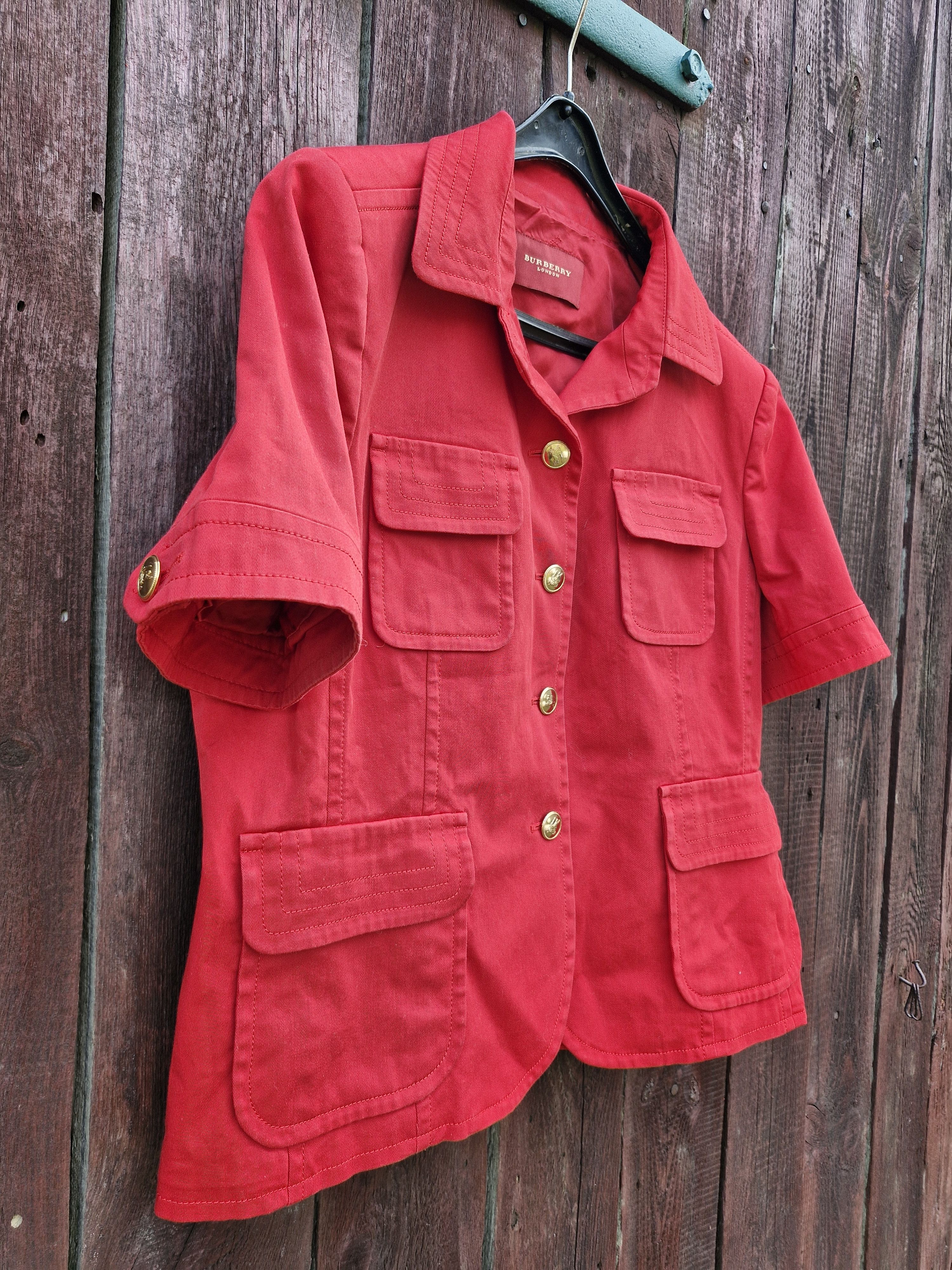 Burberry Burberry blazer short sleeves Size L / US 10 / IT 46 - 5 Thumbnail