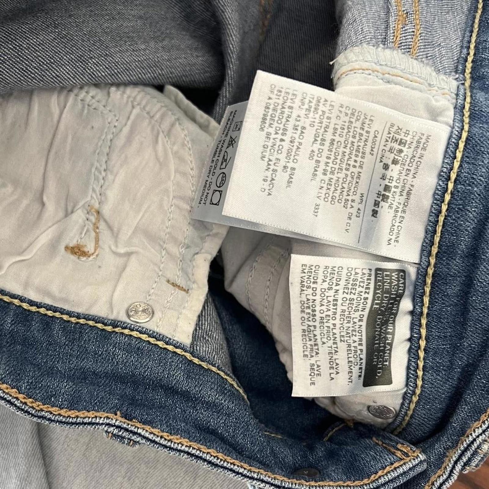 Levi's Levi's Women's Blue Jeans Size 25" / US 0 / IT 36 - 2 Thumbnail