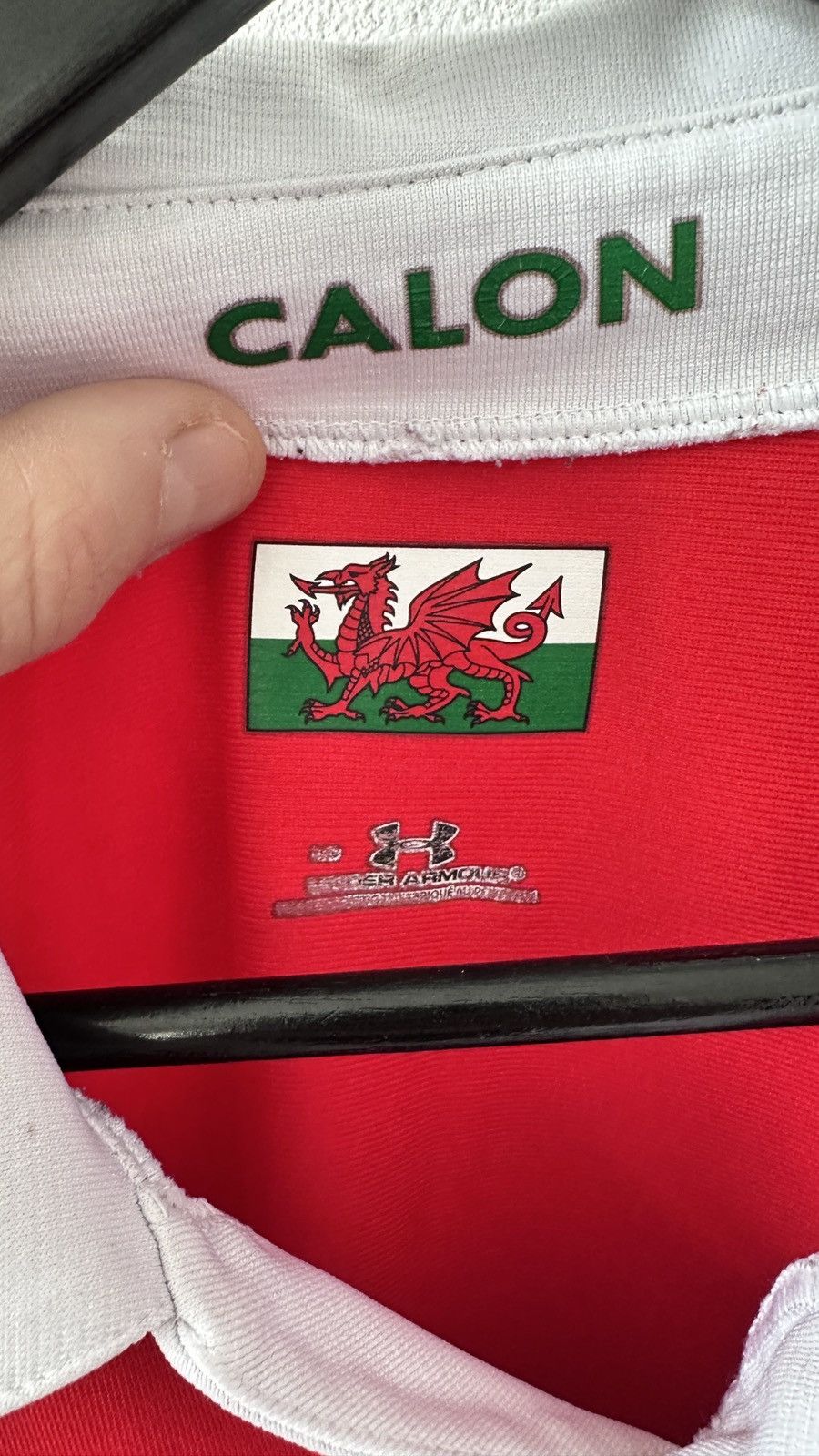 Under Armour Wales WRU Rugby Union Home Shirt Under Armour Brains Jersey Size US M / EU 48-50 / 2 - 6 Thumbnail
