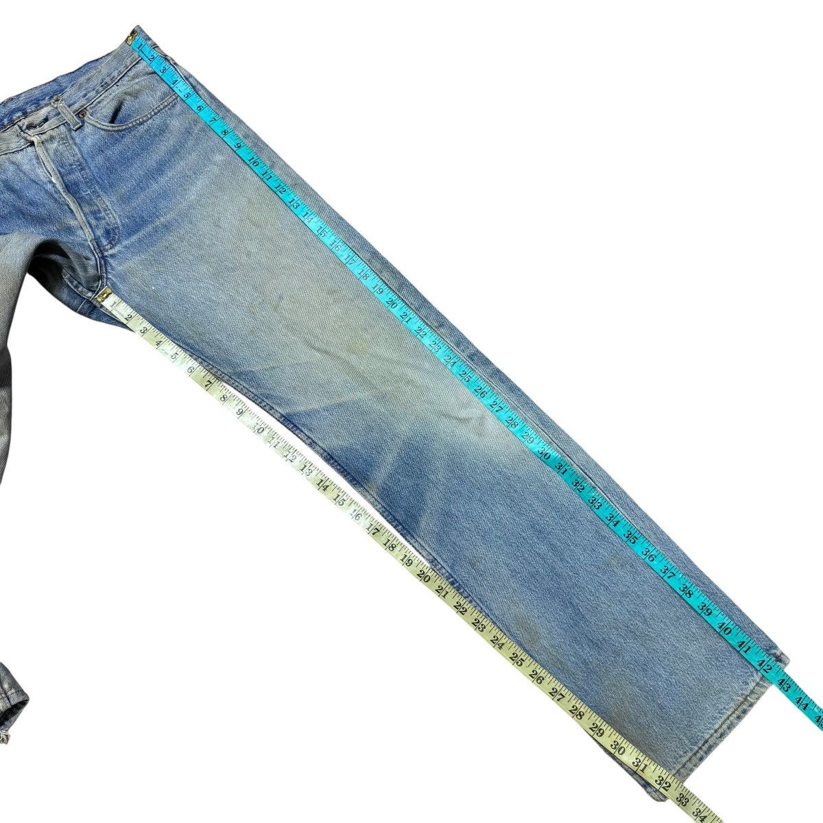 Levi's Vintage 90s Levis 501 Dirty Wash Rusty Jeans Size US 32 / EU 48 - 18 Thumbnail