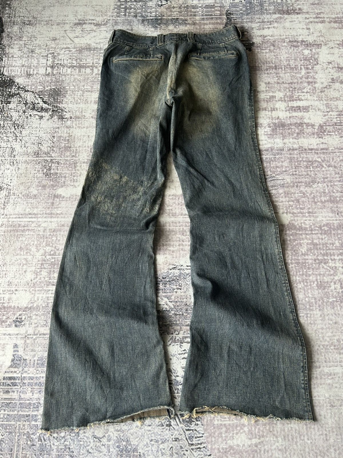 Tornado Mart SUPER FLARED ROCKSTAR TORNADO MART JEANS Size US 31 - 2 Thumbnail