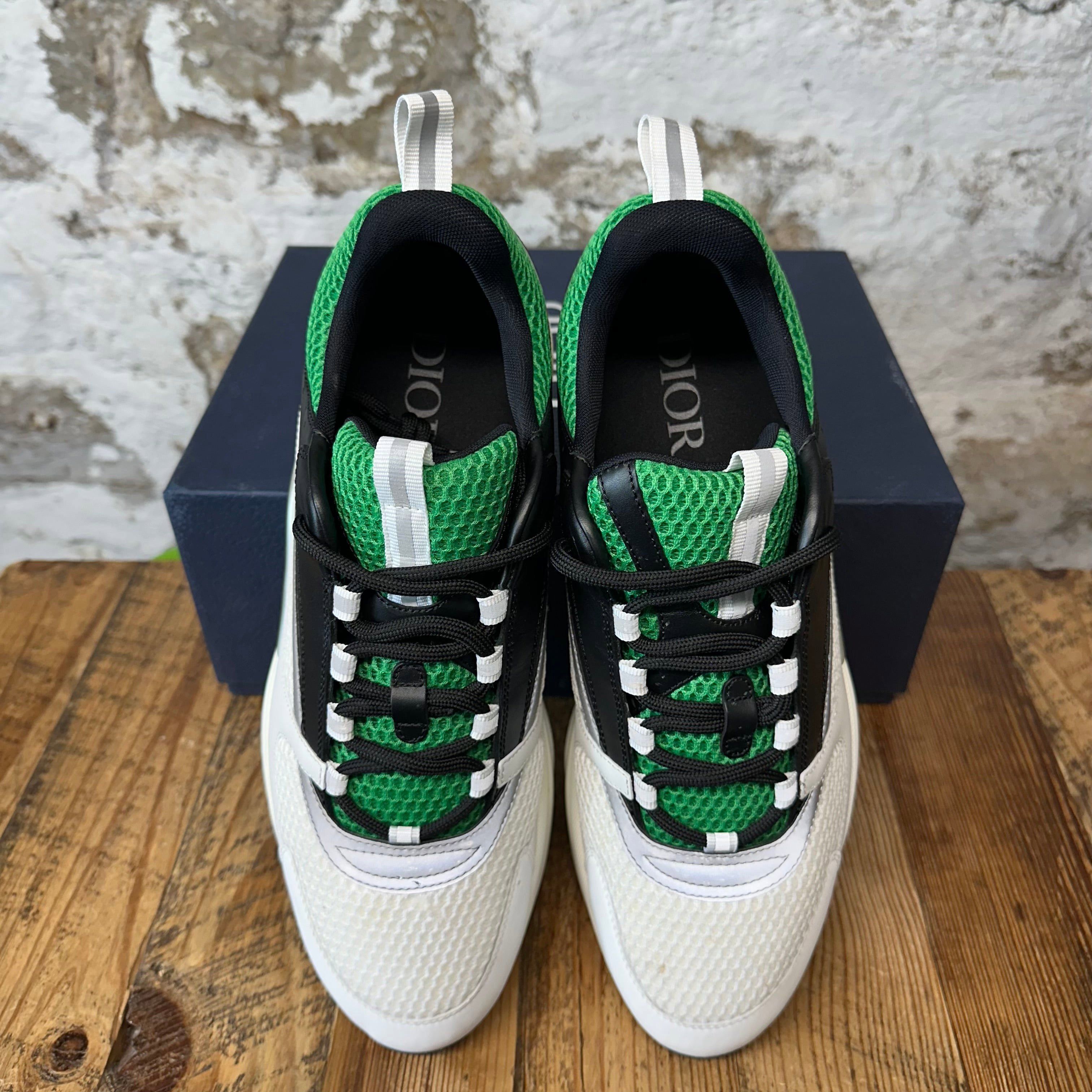 Dior Dior B22 Green Black White Sneaker Sz 14 (47) Size US 14 / EU 47 - 4 Thumbnail