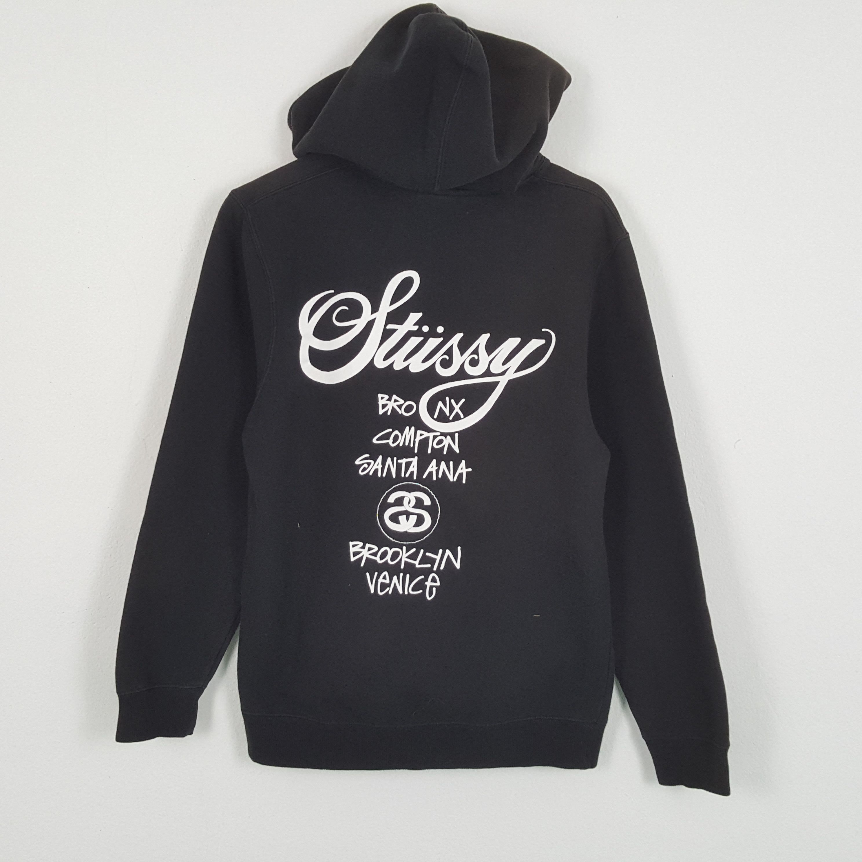 Stussy × Vintage Vintage STUSSY Streetwear Skateboard Style Hoodies Size US S / EU 44-46 / 1 - 1 Thumbnail
