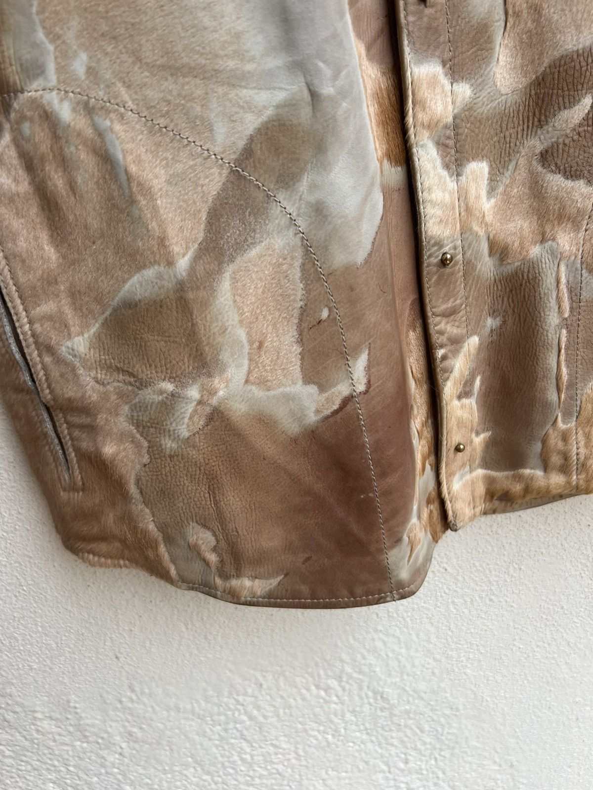 Freewheelers × Japanese Brand × Leather RARE!!! L & Kondo Japan Leather Animal Shirt Jacket Size US M / EU 48-50 / 2 - 2 Thumbnail