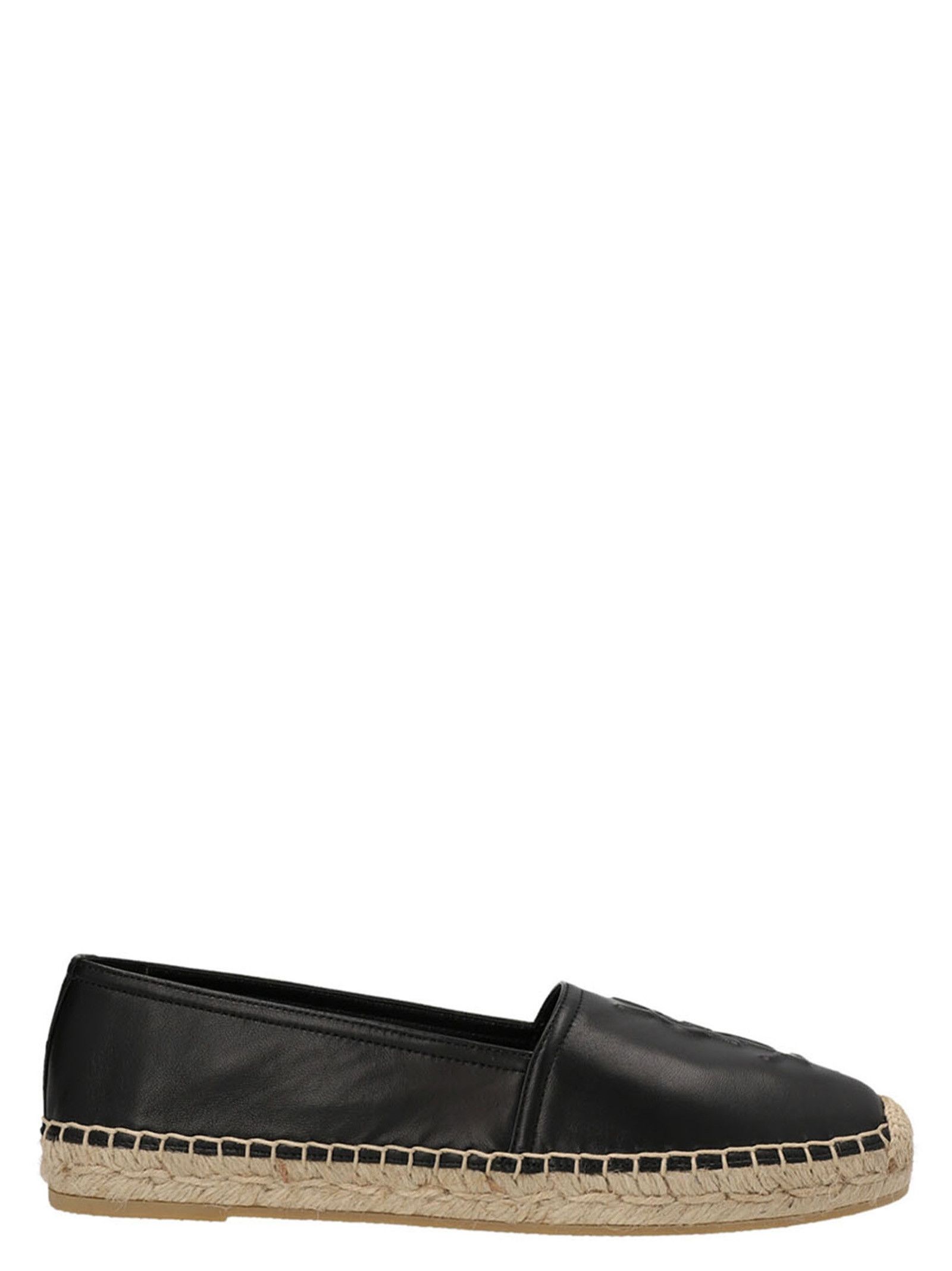 Saint Laurent Paris Logo leather espadrilles Size US 6 / IT 36 - 1 Thumbnail