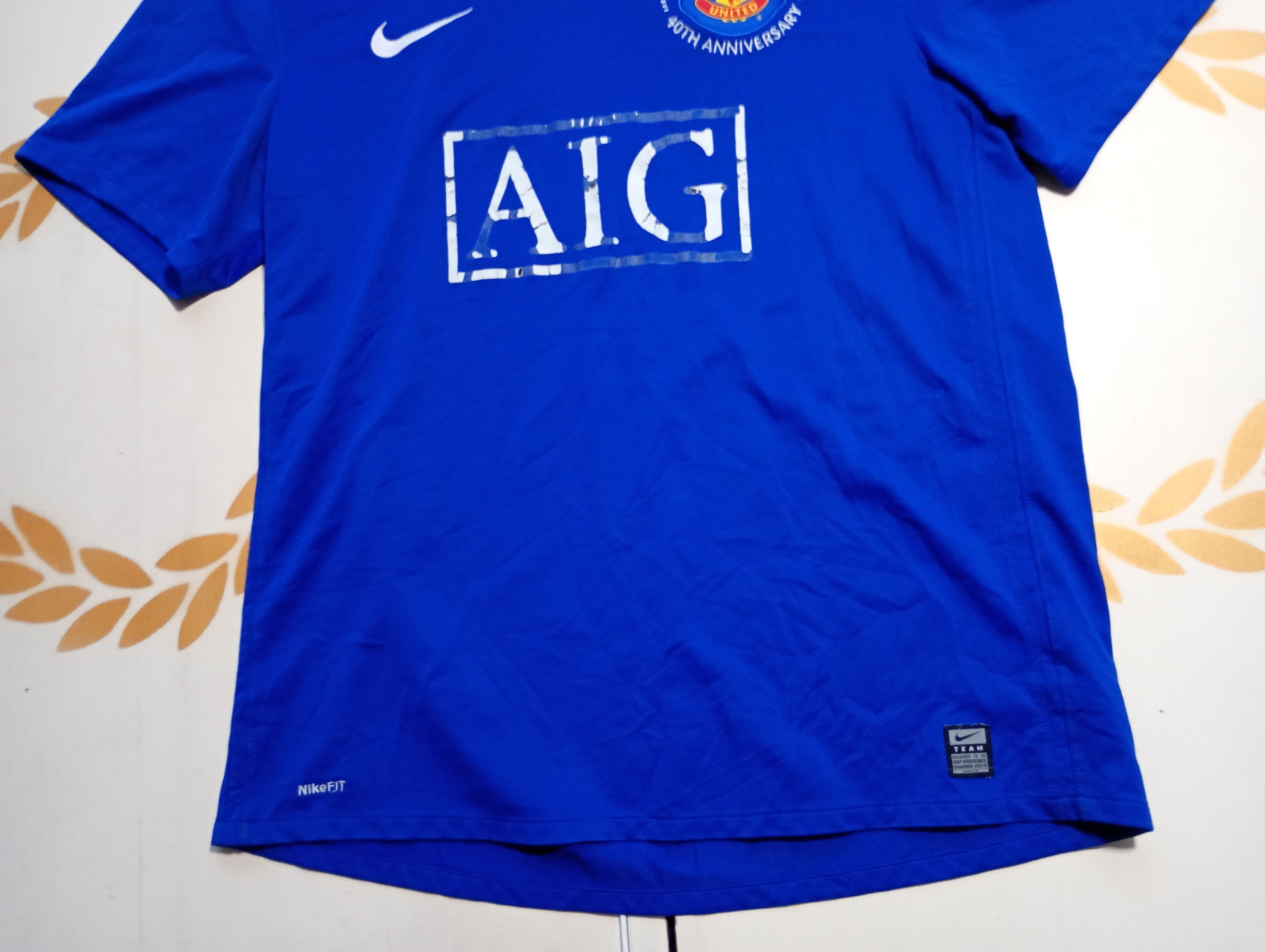 Nike MANCHESTER UNITED 2008 2009 THIRD SOCCER JERSEY NIKE Size US XL / EU 56 / 4 - 3 Thumbnail