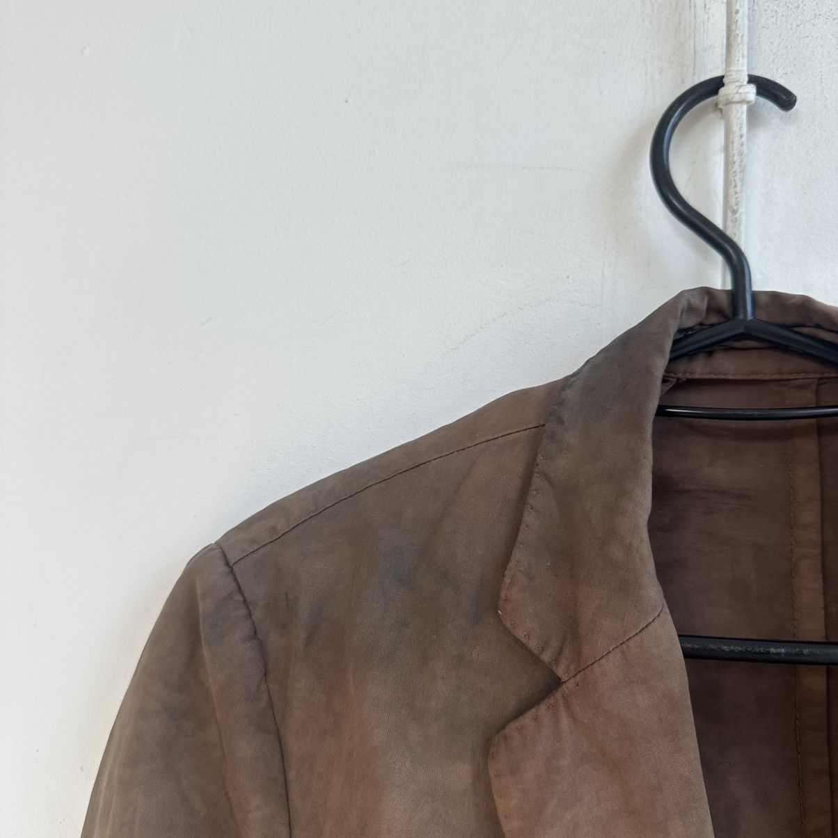 Officine Generale Officine Generale Armie 50 Khaki Linen Blend Blazer Jacket Size US M / EU 48-50 / 2 - 6 Thumbnail