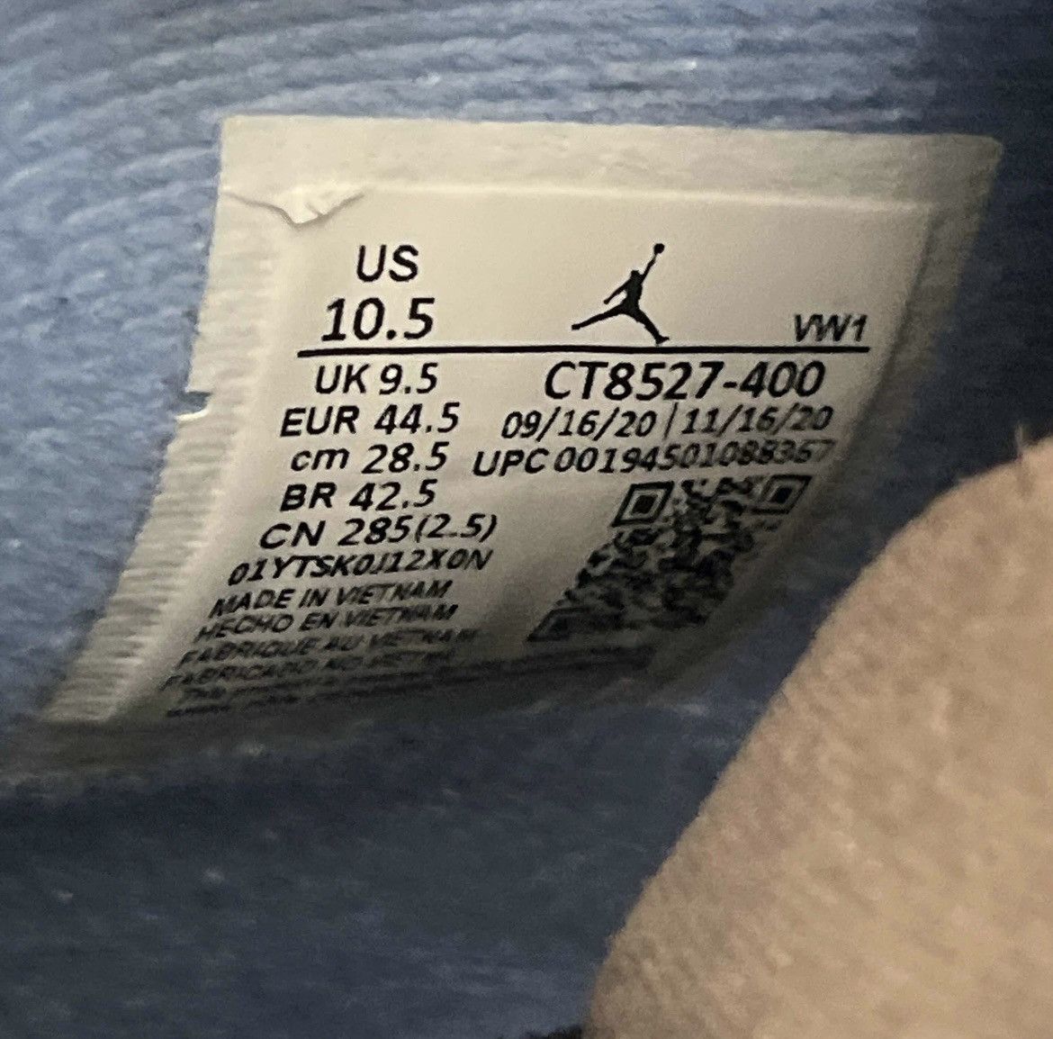 Jordan Brand Jordan 4 University Blue Size 10.5 VNDS Size US 10.5 / EU 43-44 - 6 Thumbnail