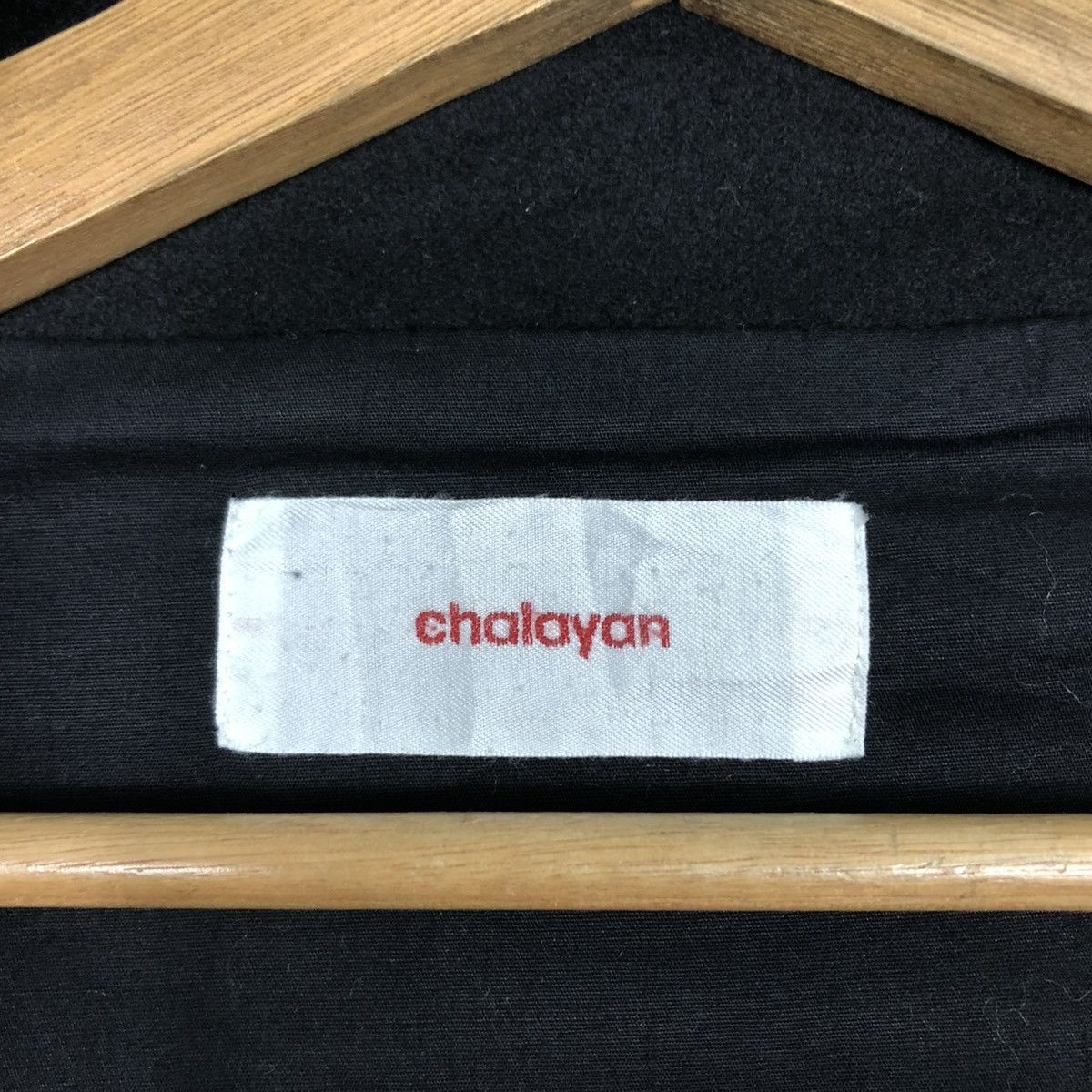 🔥RICH BLACK DOUBLE BREAST LAYER DESIGN LONG WOOL CHALAYAN