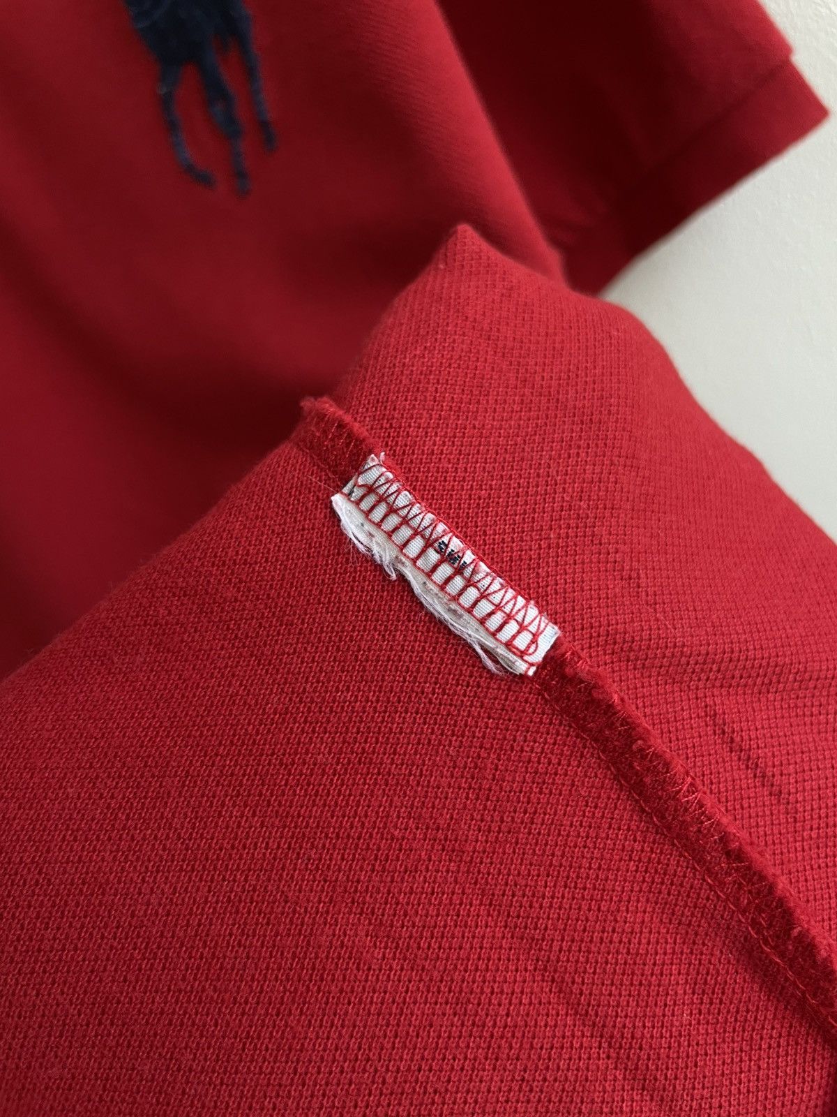 Polo Ralph Lauren × Vintage Polo Ralph Lauren Great Britain 3 Flag PRL Red Polo Shirt Size US XXL / EU 58 / 5 - 12 Thumbnail