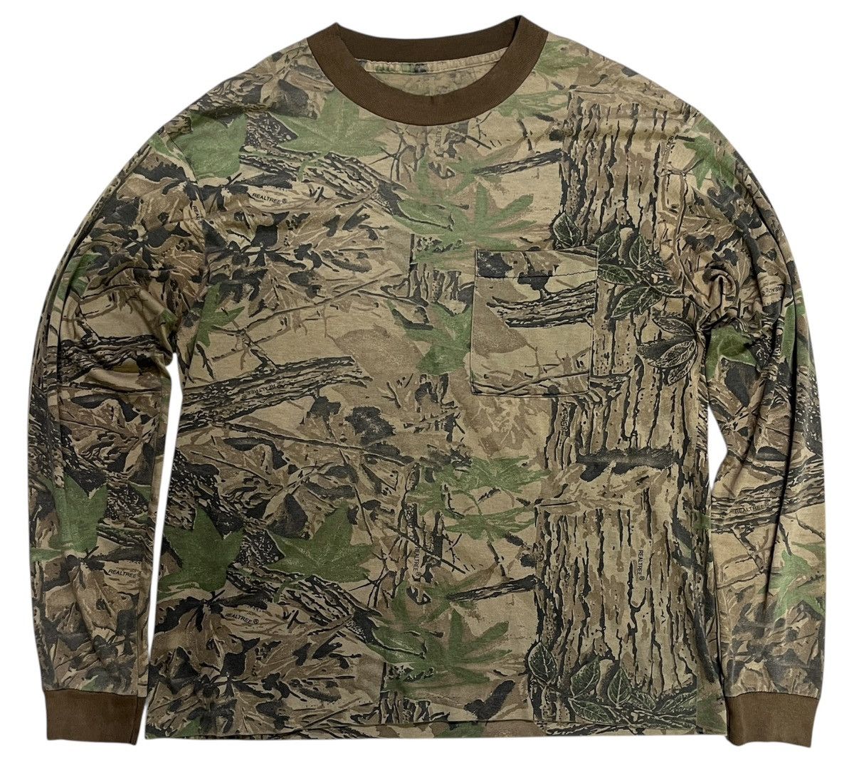 Mossy Oaks × Realtree × Vintage Rare Vintage Realtree Longsleeve T Shirt Size US S / EU 44-46 / 1 - 1 Thumbnail