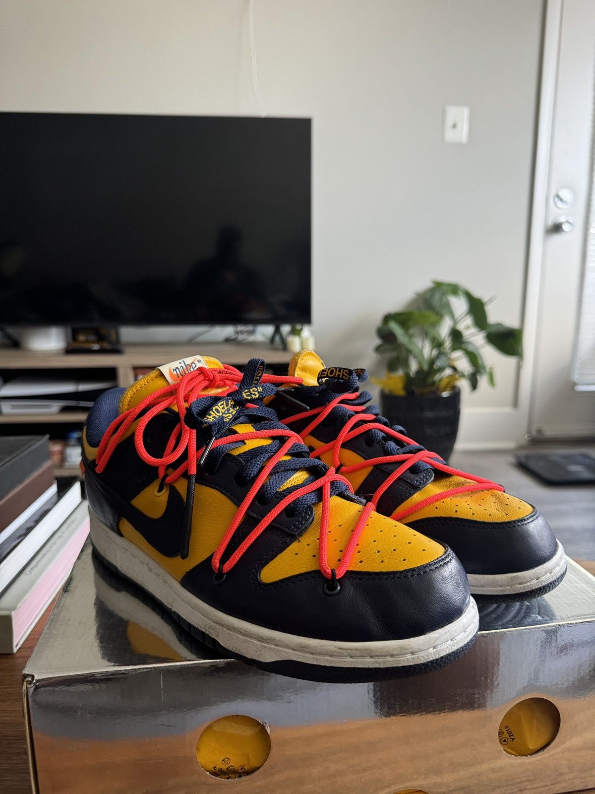 Nike Dunk Off White Michigan | Grailed