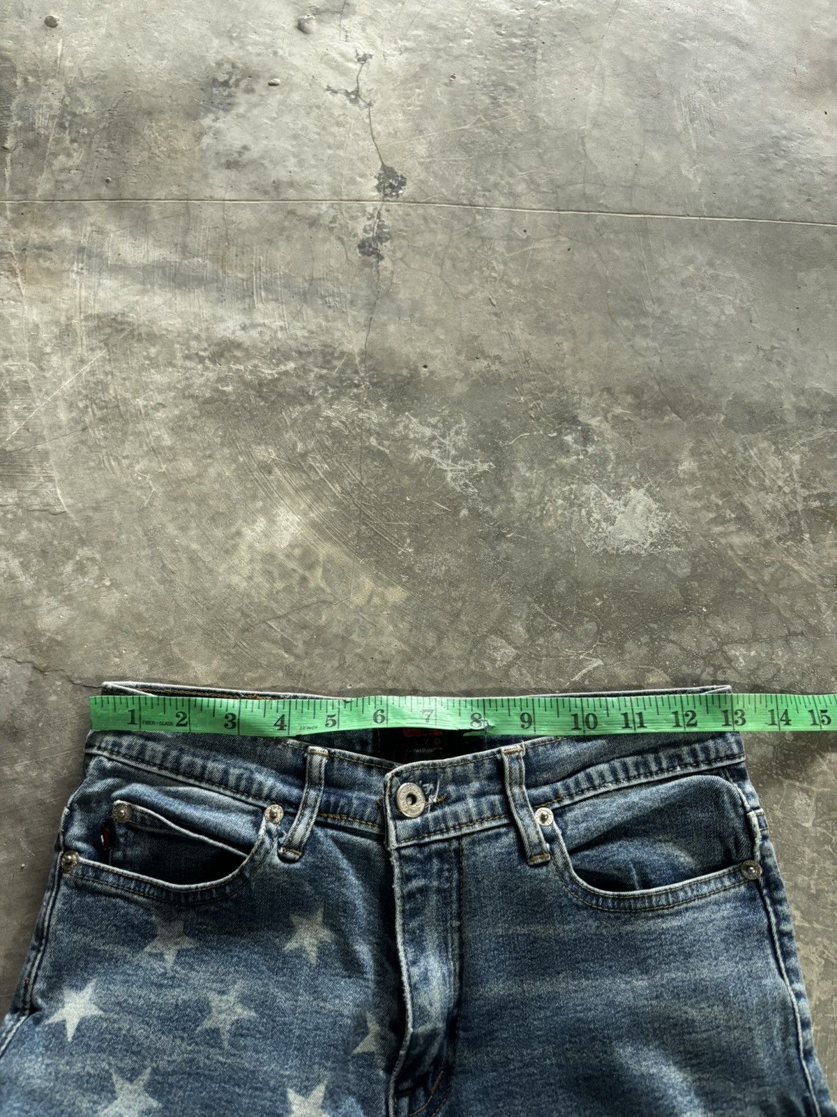 20471120 × Hysteric Glamour × If Six Was Nine GAZOZ flare star jeans punk gothic american flag style Size US 26 / EU 42 - 16 Thumbnail