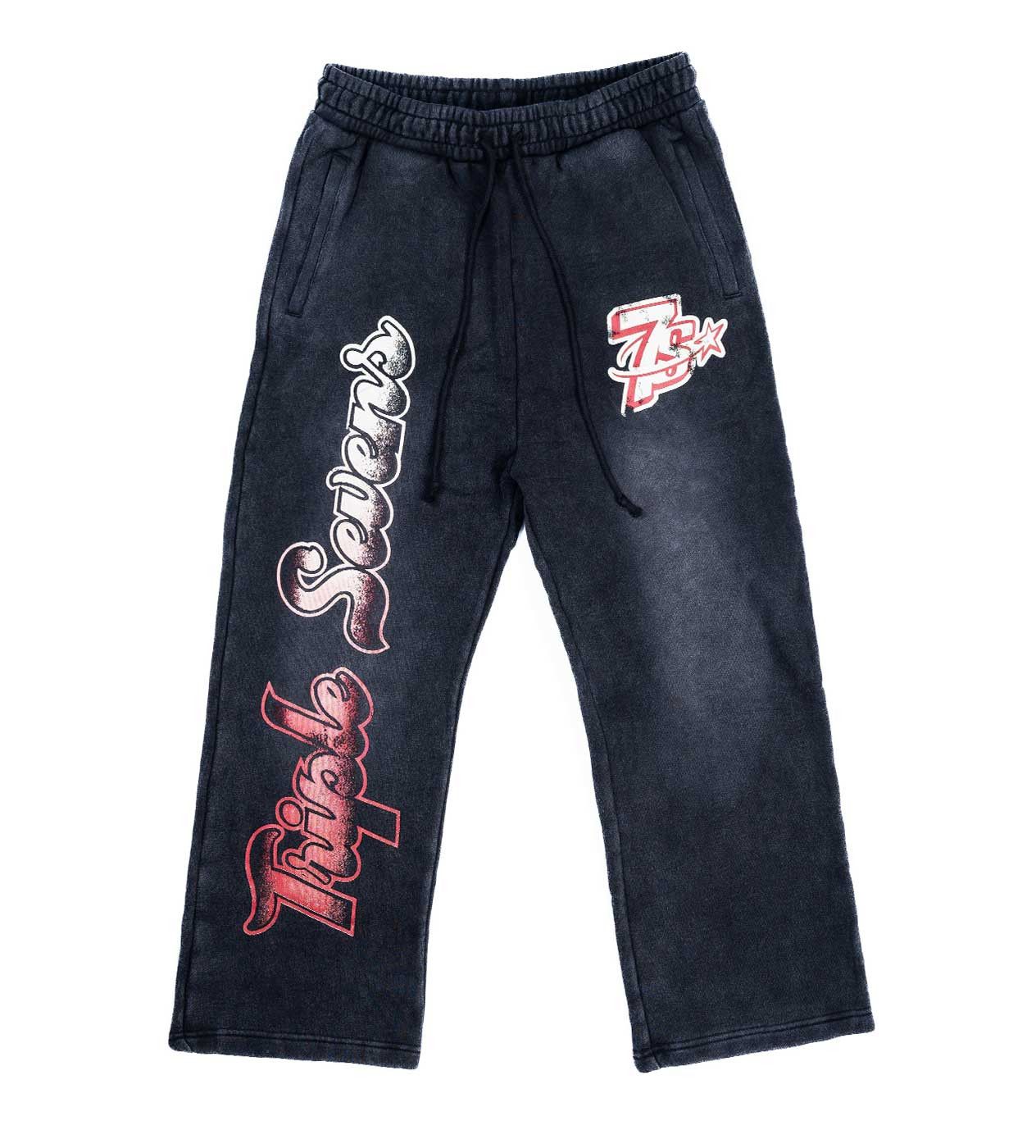 TRIPLE SEVENS All Star Sweats Vintage Black Size US 30 / EU 46 - 1 Thumbnail
