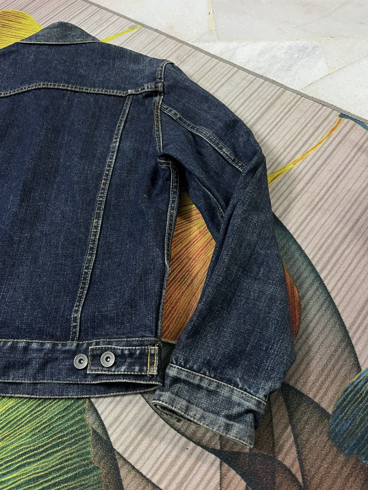 Japanese Brand 💥2000’s Uniqlo Distress Denim Jacket Size US S / EU 44-46 / 1 - 13 Thumbnail