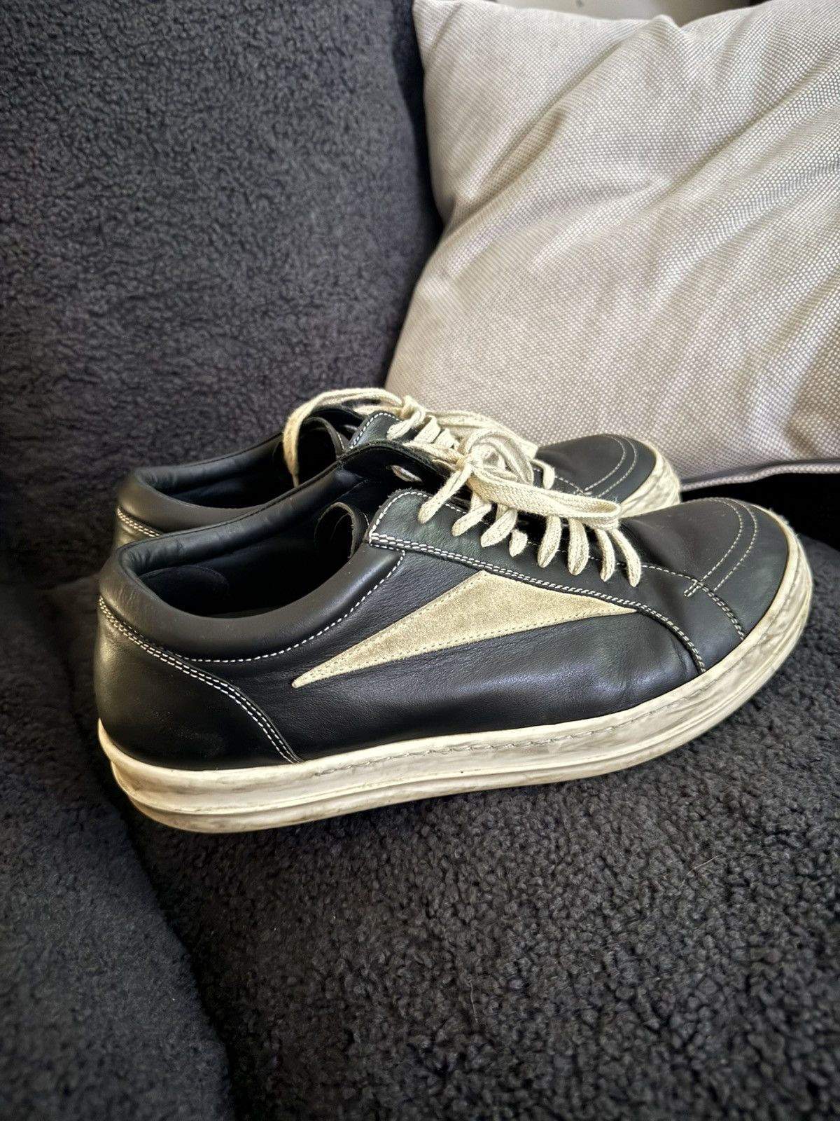 Rick Owens Rick Owens Scarpe In Pelle Vintage Sneaks Size US 10.5 / EU 43-44 - 2 Thumbnail