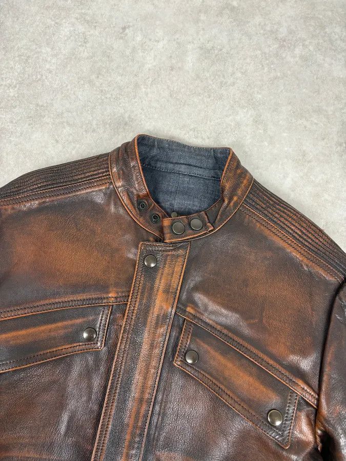 Isaac Sellam Experience Isaac Sellam Experience Brown Bronze Aged Leather Jacket Size US S / EU 44-46 / 1 - 5 Thumbnail
