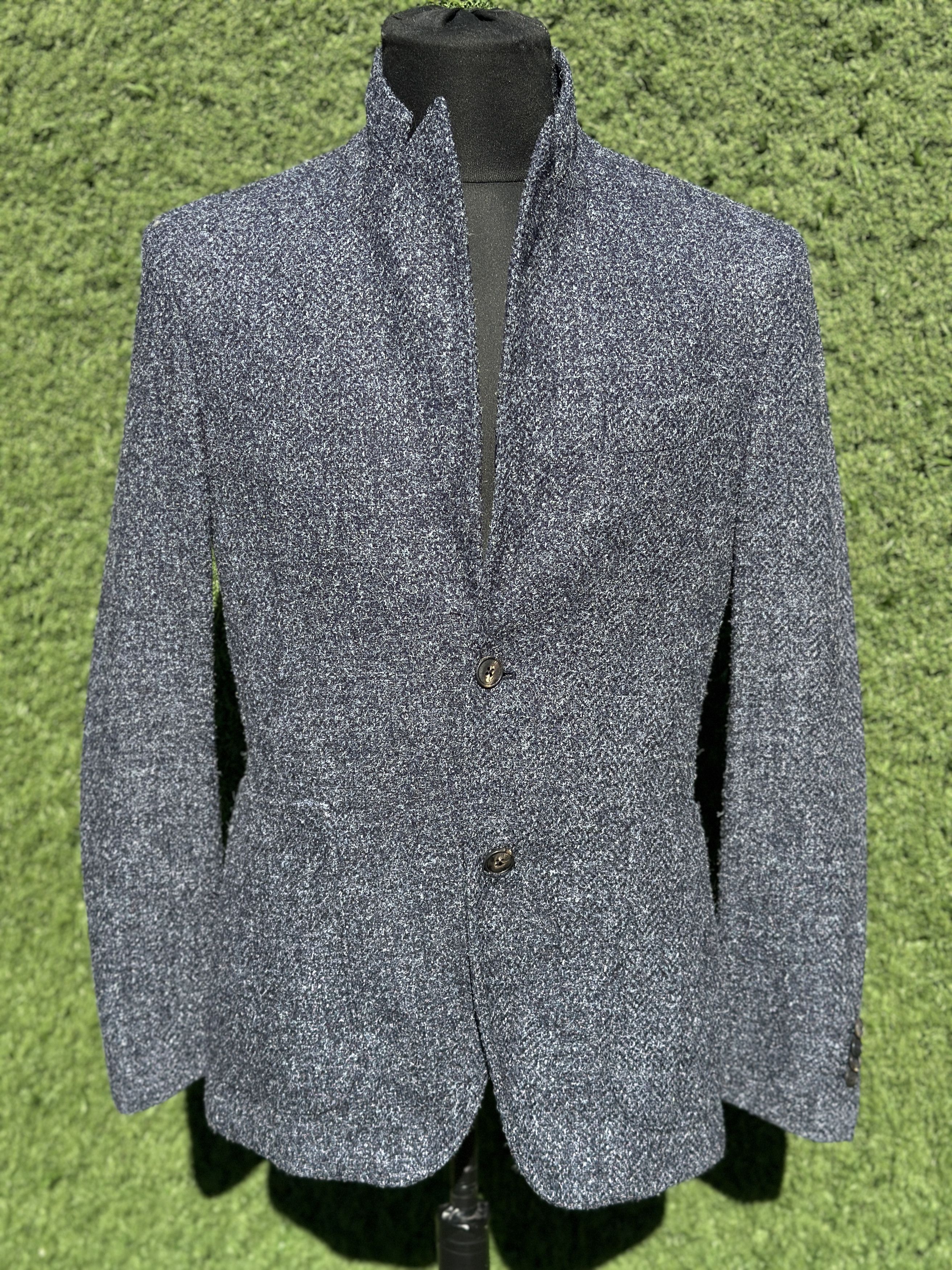 Boglioli Boglioli K-Jacket Bouclé Tweed 2 Button Patch Pockets 48R Size 48R - 13 Thumbnail