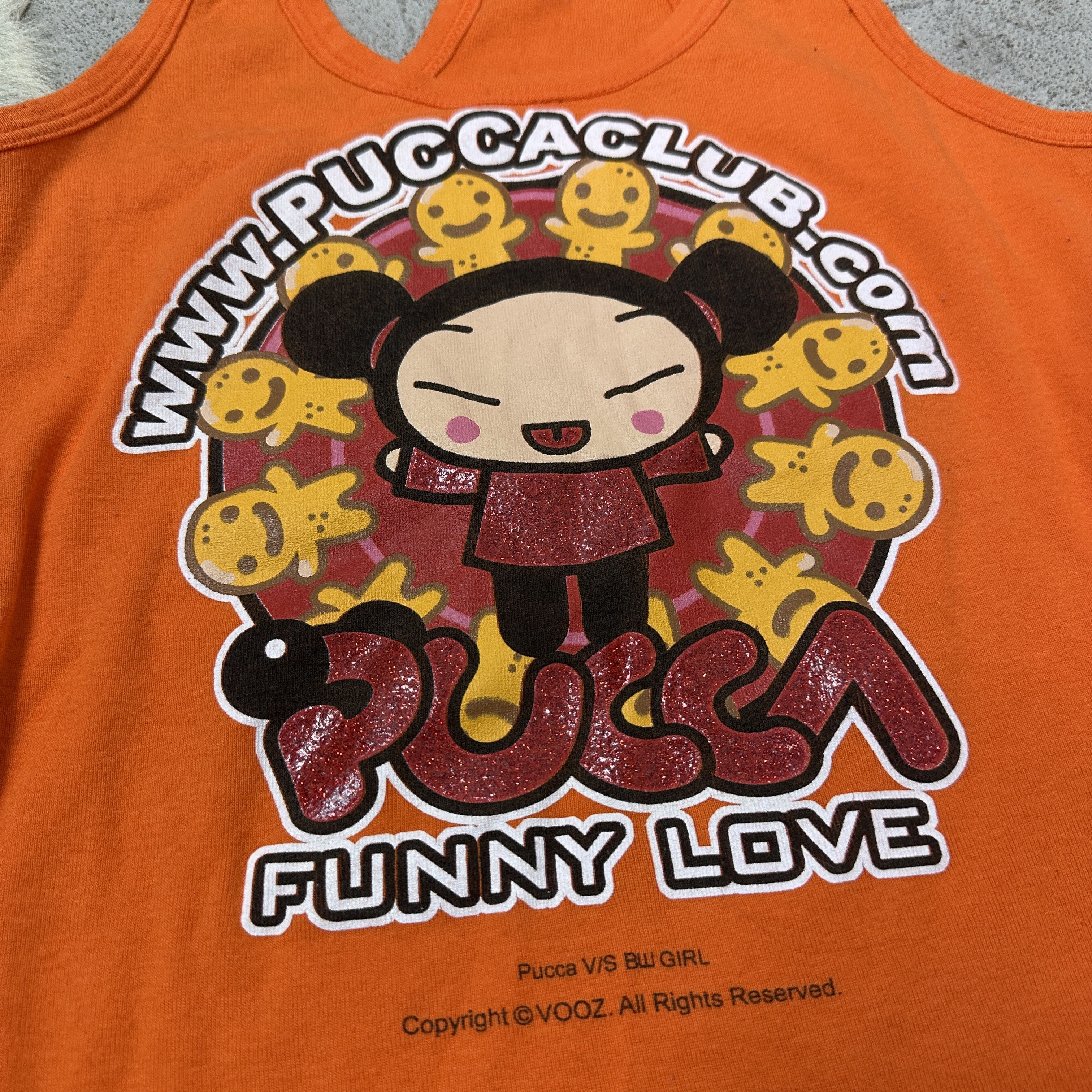 Vintage Vintage Streetwear Printed Pucca Tank Top Y2K Size S / US 4 / IT 40 - 3 Thumbnail