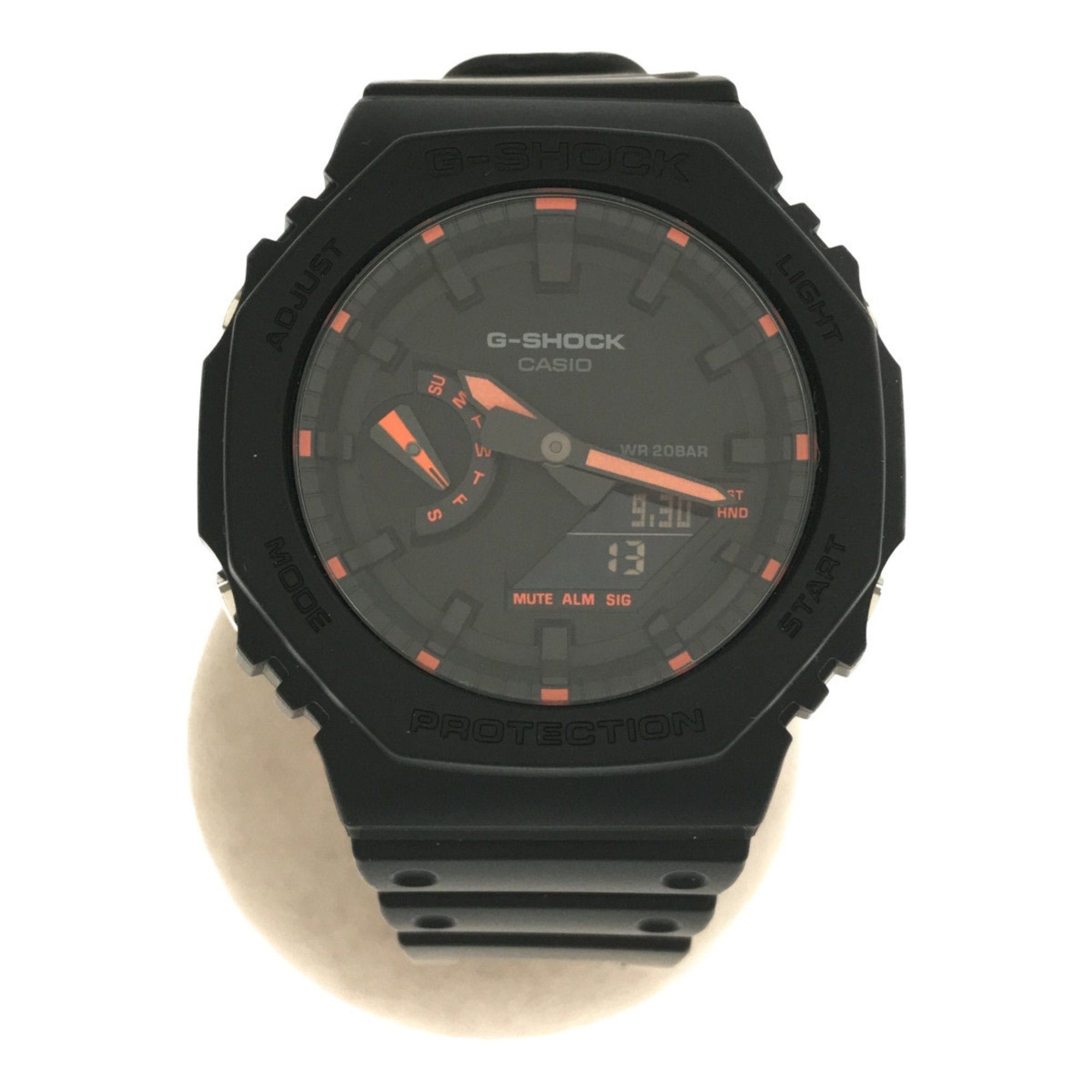 image of Casio G-Shock Ga-2100-1Jf Neon Accent Watch Ana-Digi Digi-Ana Quartz Men's Octagon It3Bovw5M0Kc Rm3